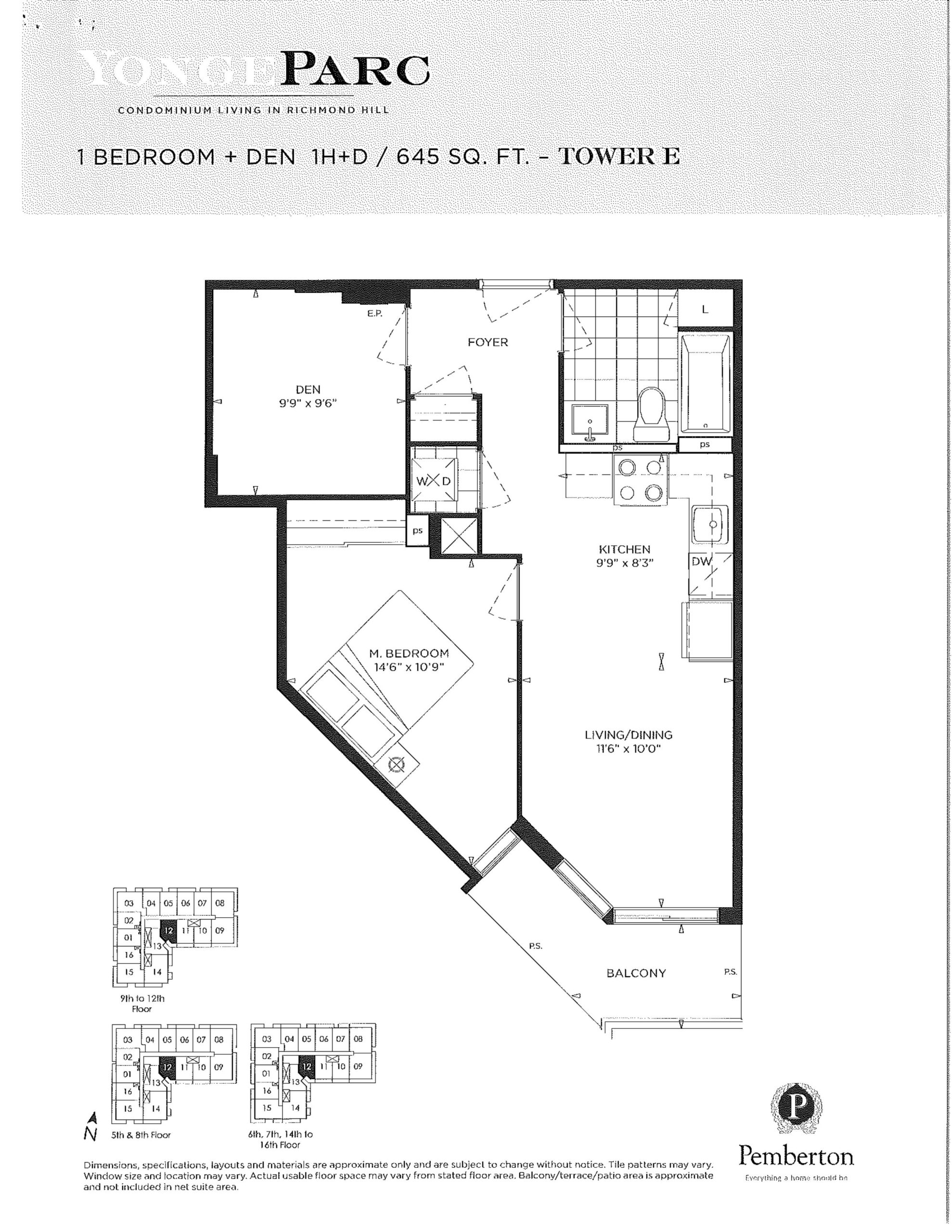 1H+D floor plan