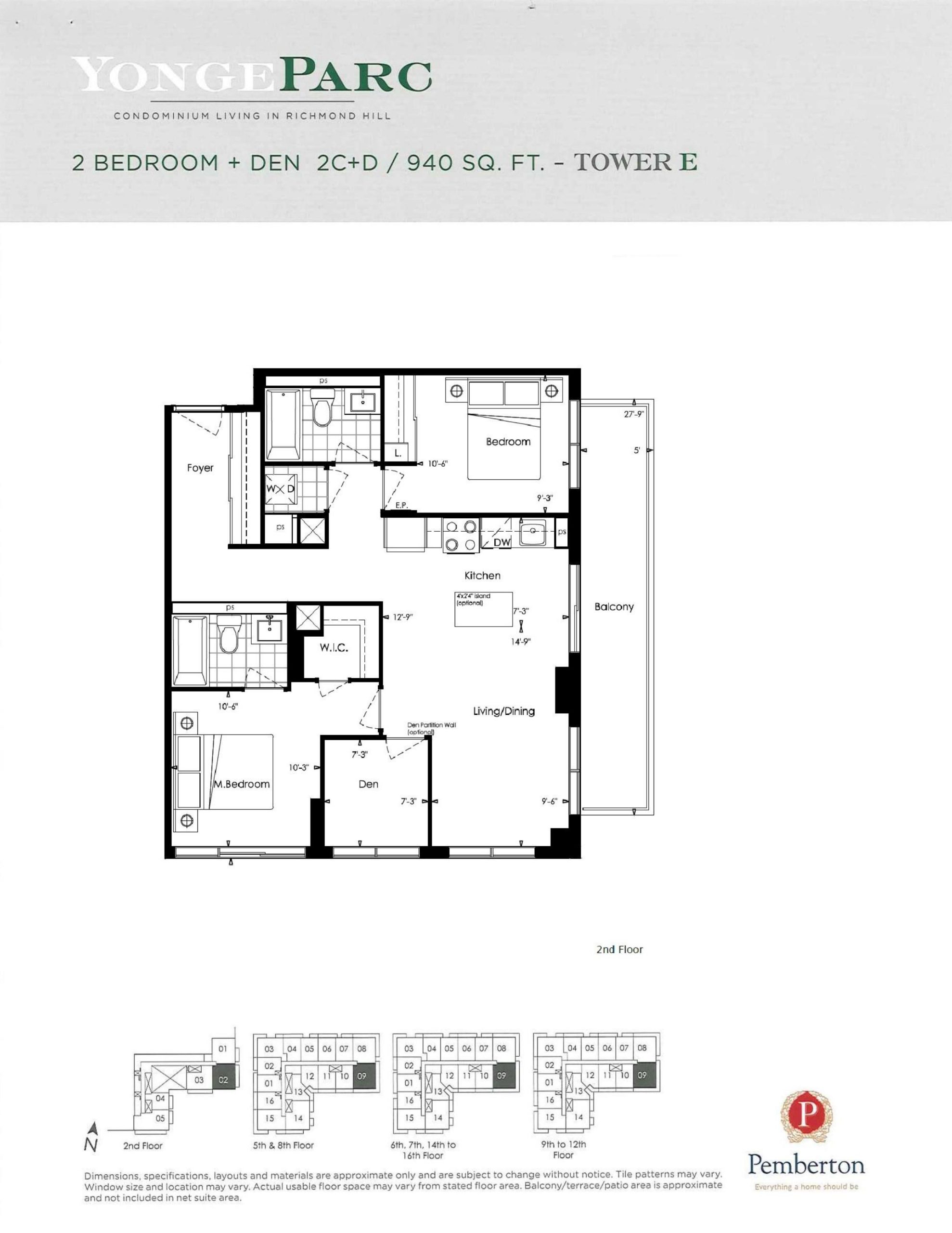 2C+D floor plan