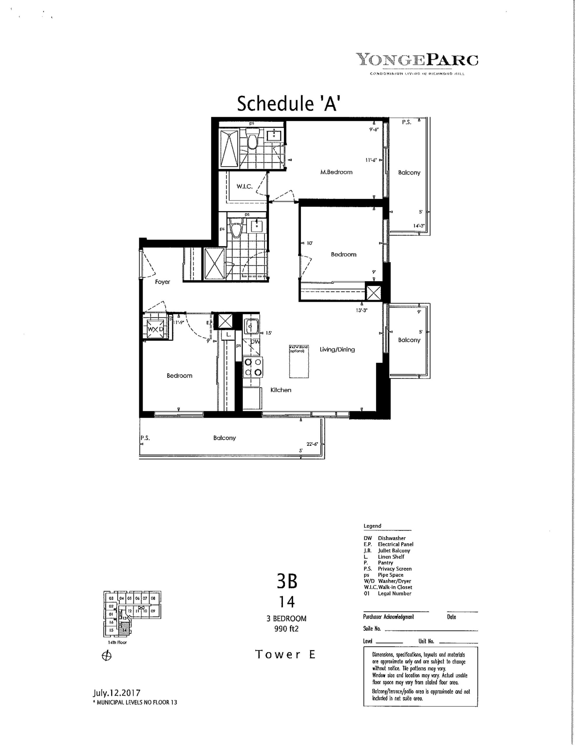 3B floor plan