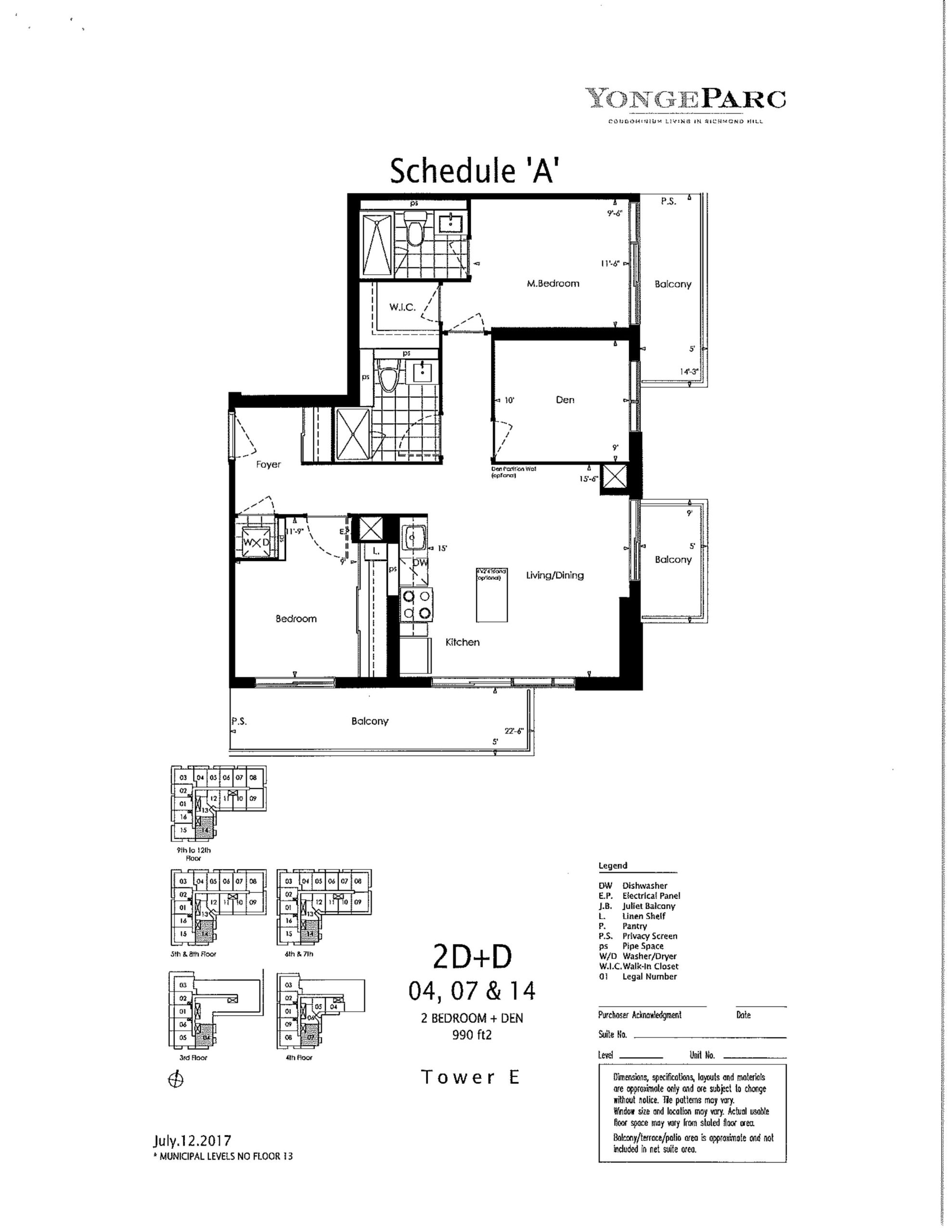 2D+D floor plan