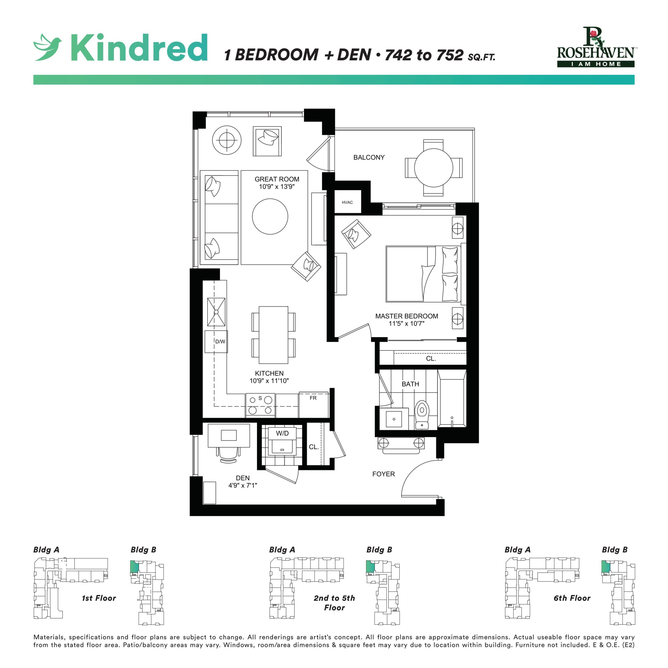 Kindred floor plan