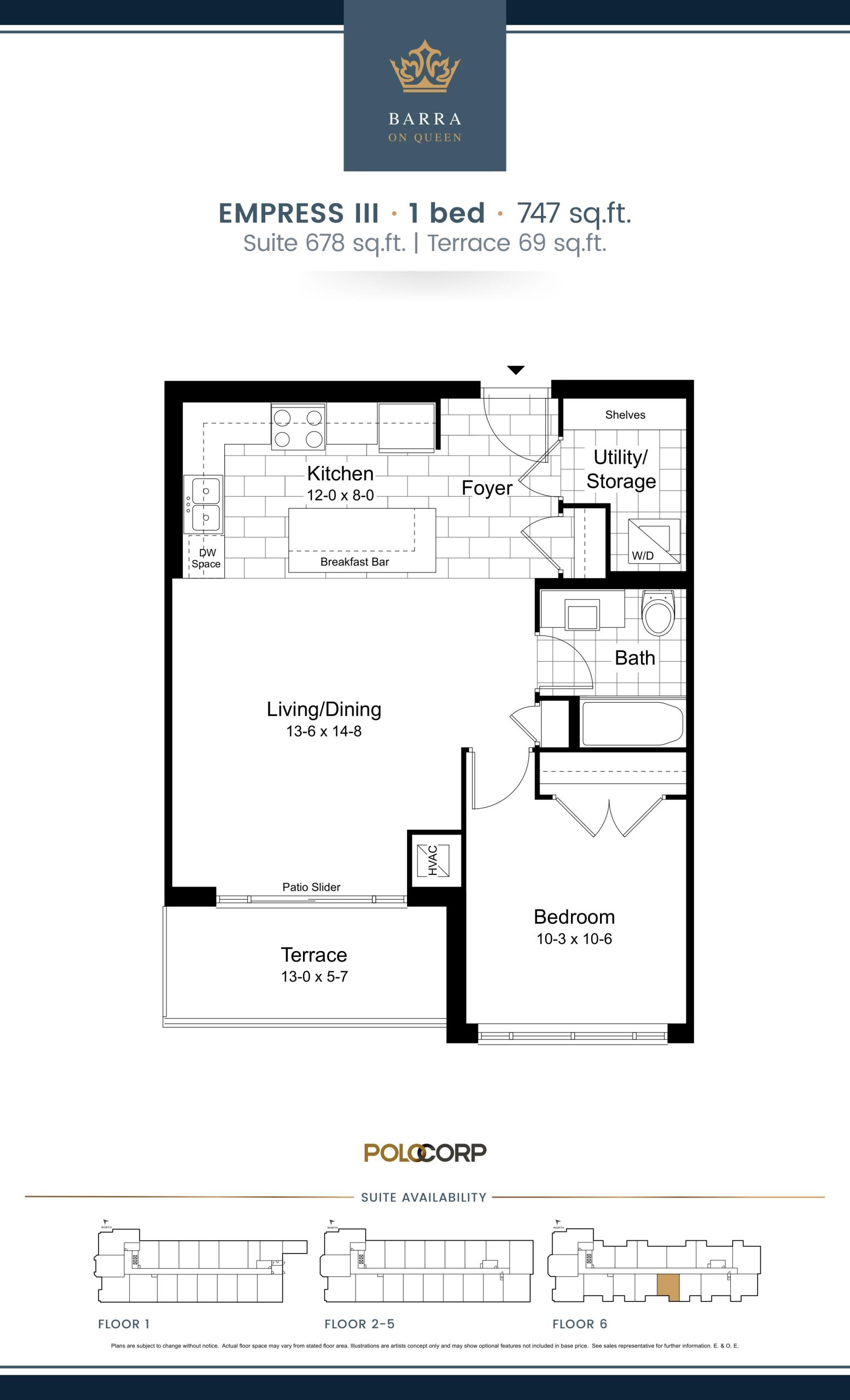 Empress III floor plan