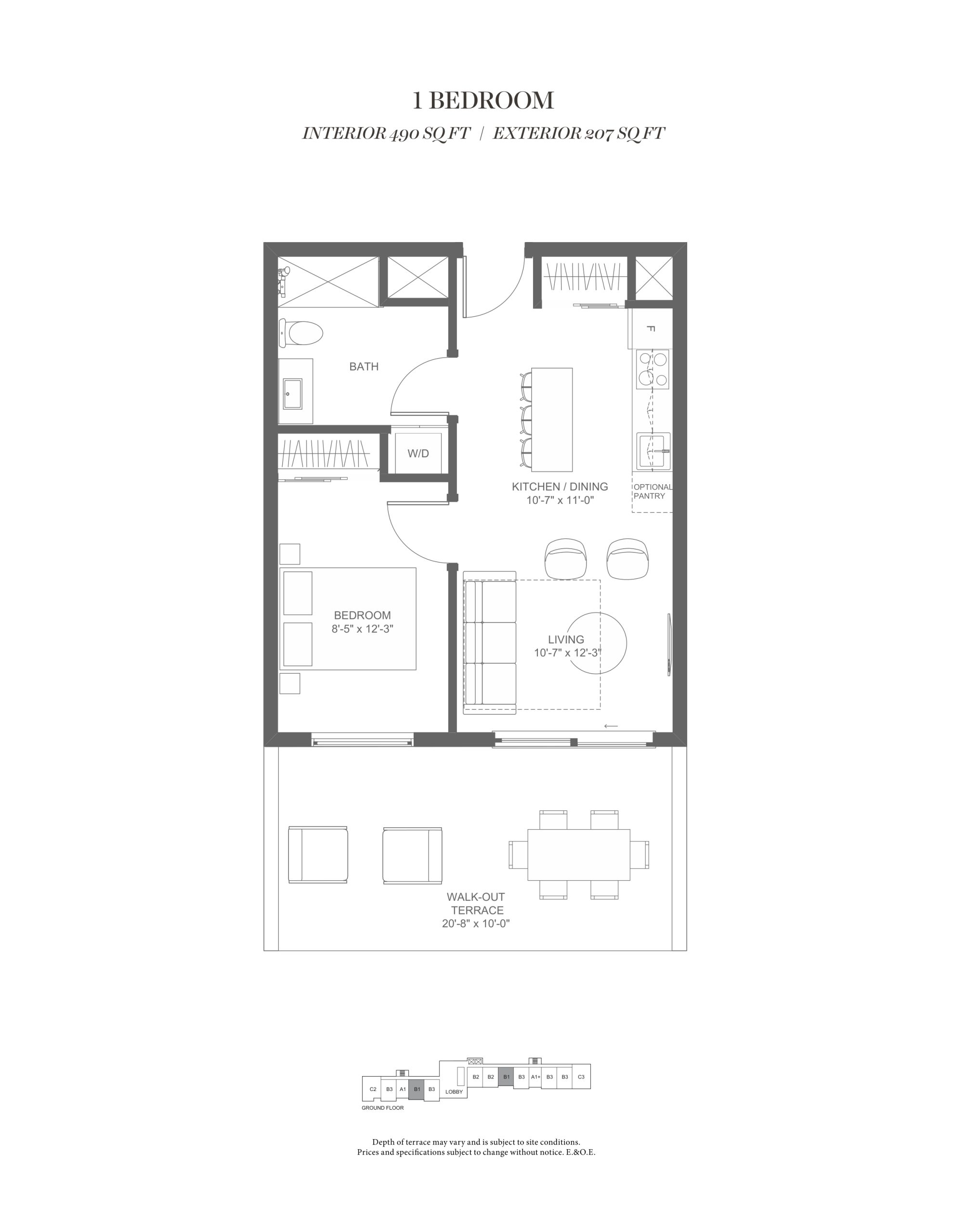 B1 (Fairway Collection) floor plan