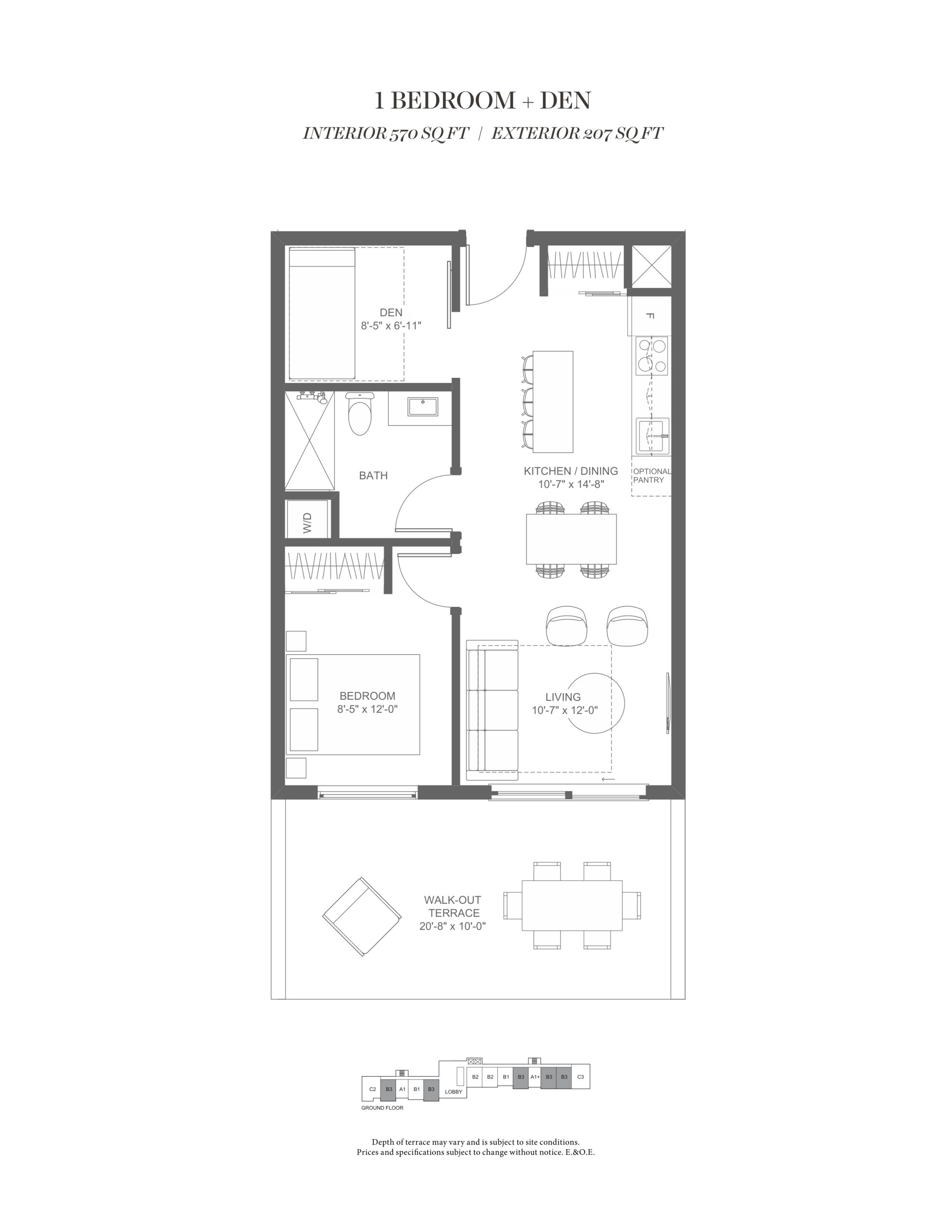 B3 (Fairway Collection) floor plan