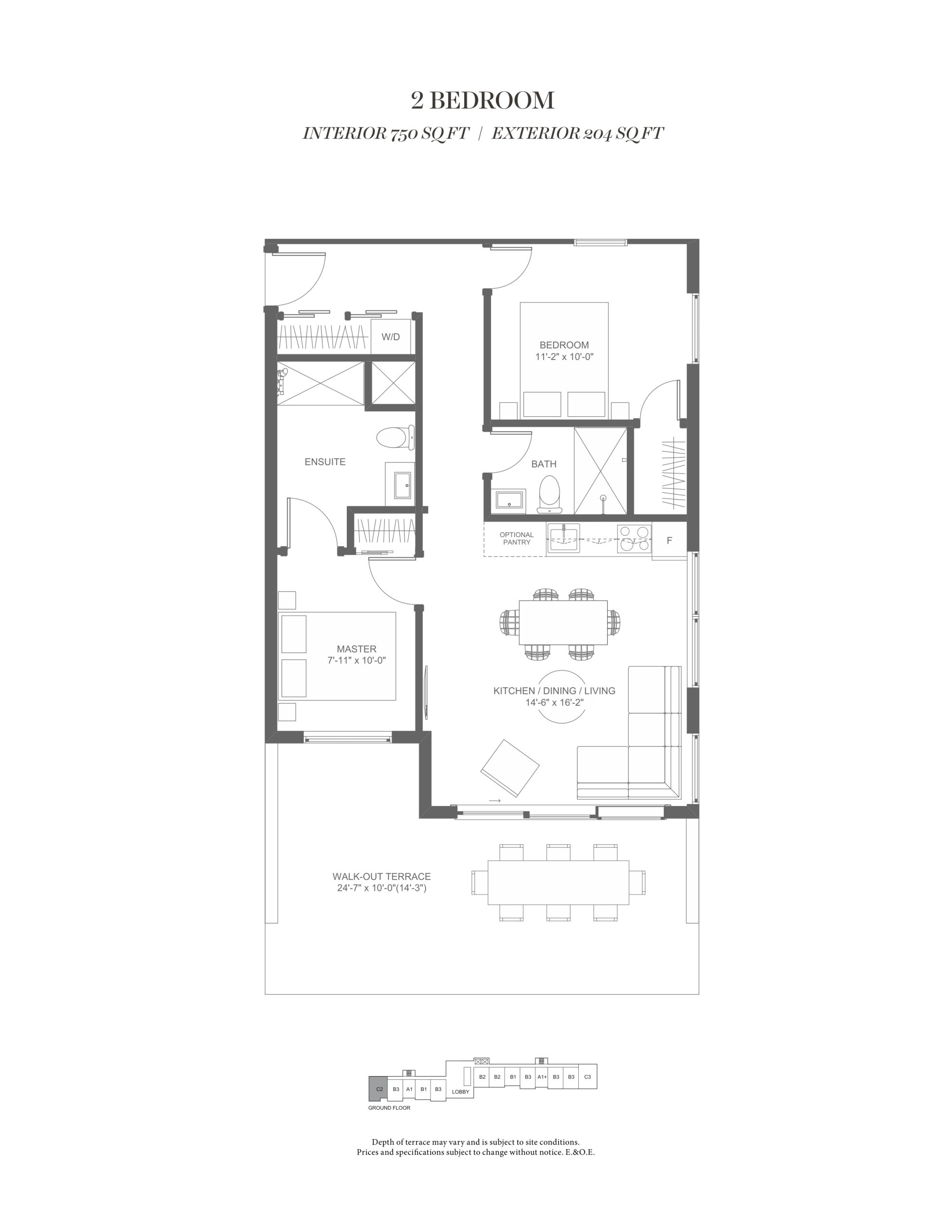 C2 (Fairway Collection) floor plan