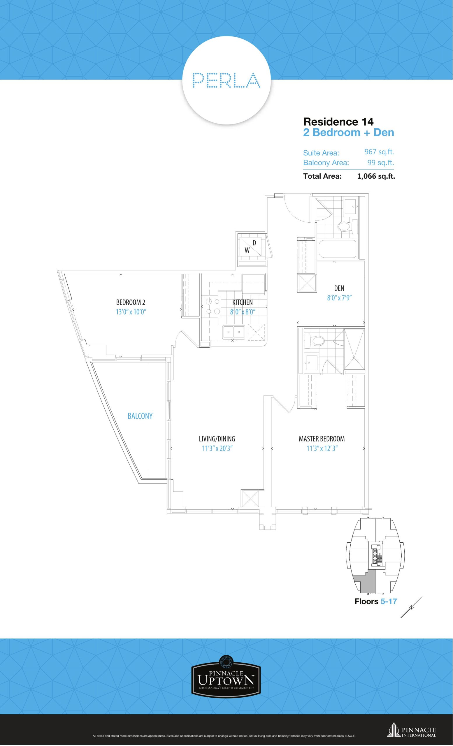Residence 14 floor plan