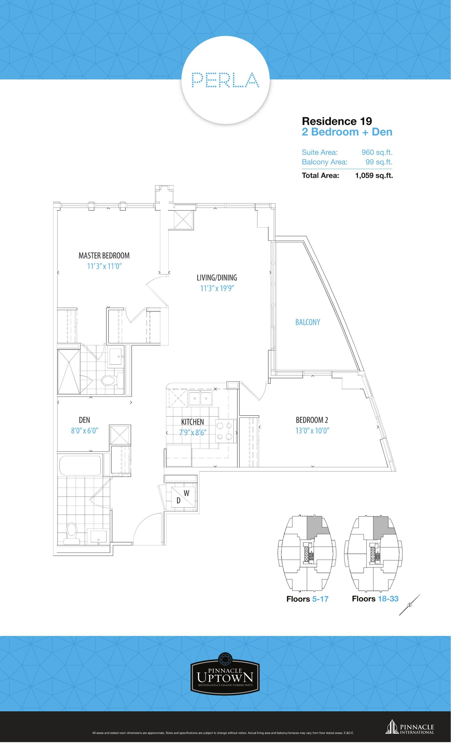 Residence 19 floor plan