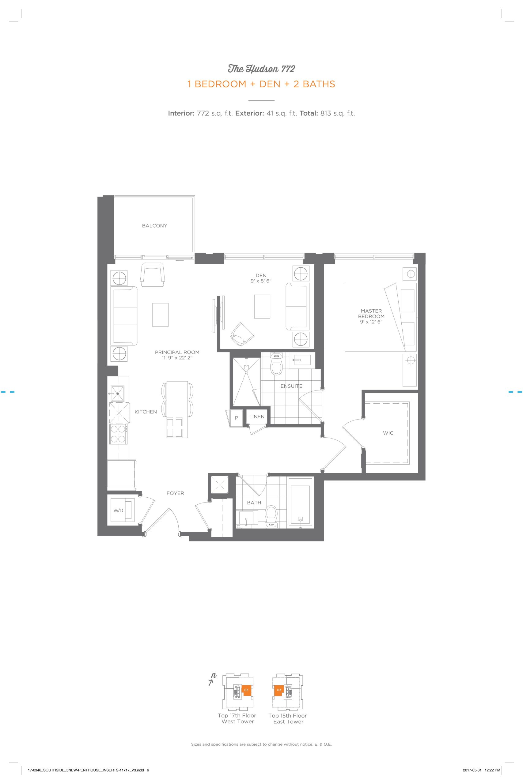 The Hudson 772 floor plan