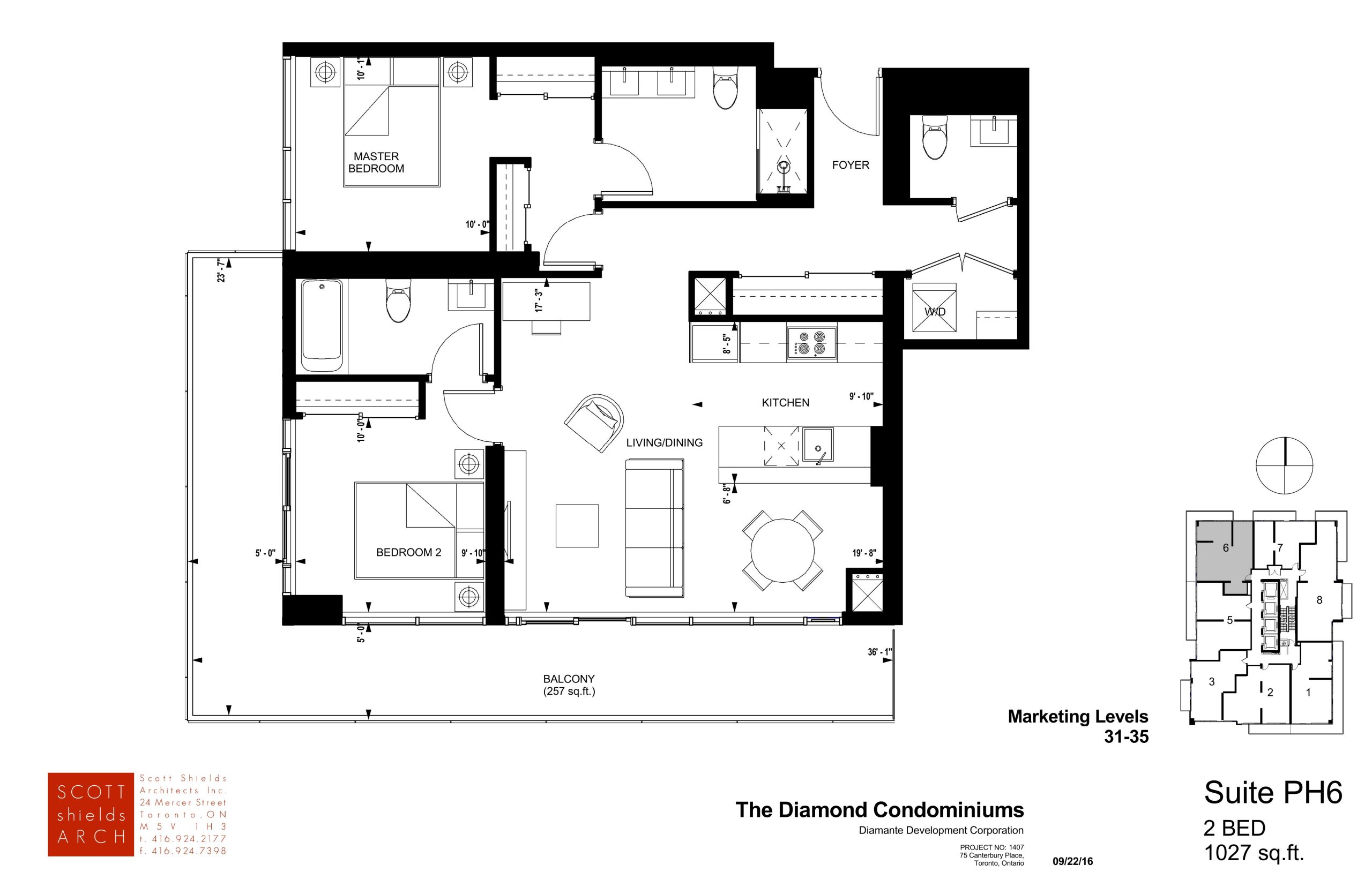 Suite PH6 floor plan