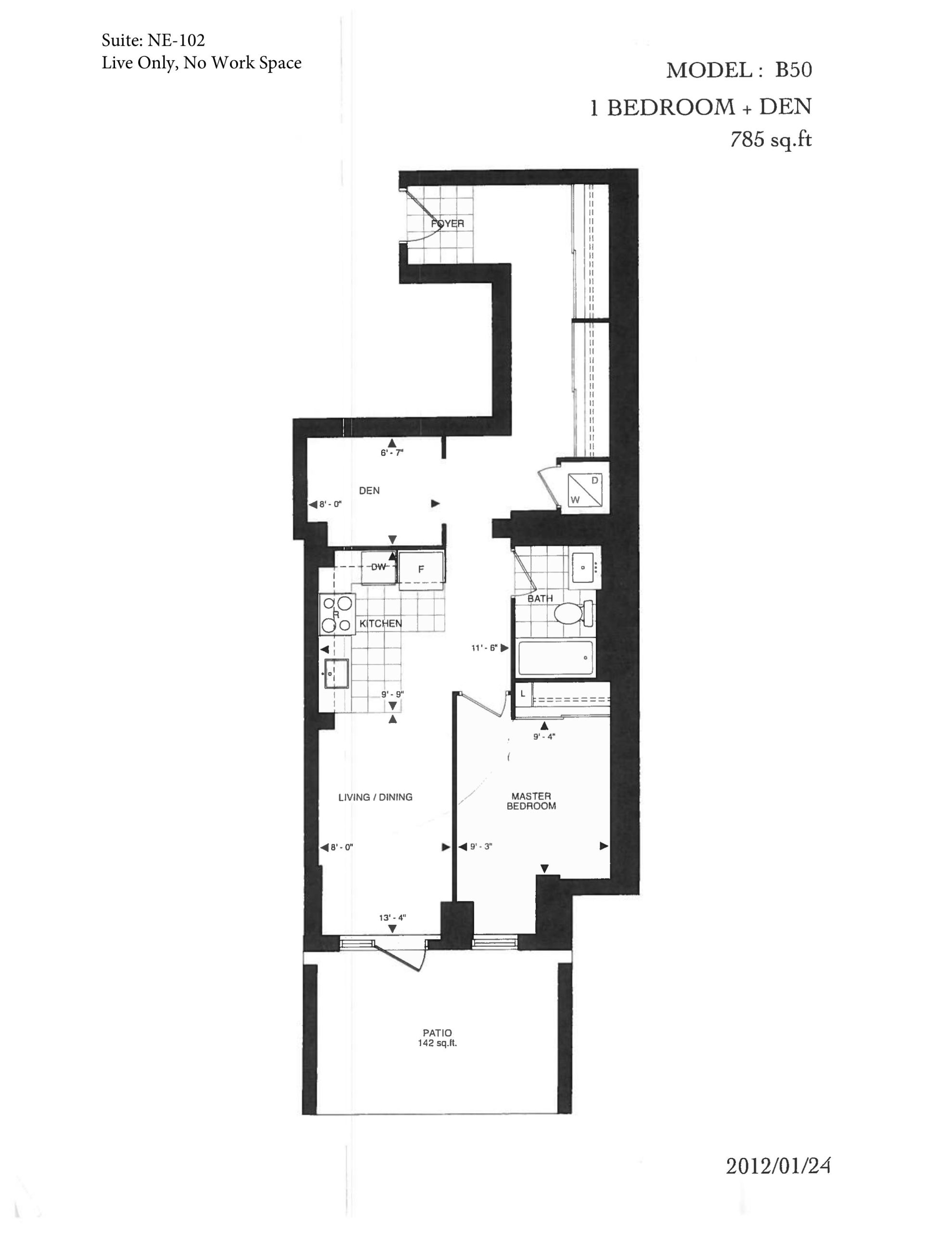 NE-102 floor plan