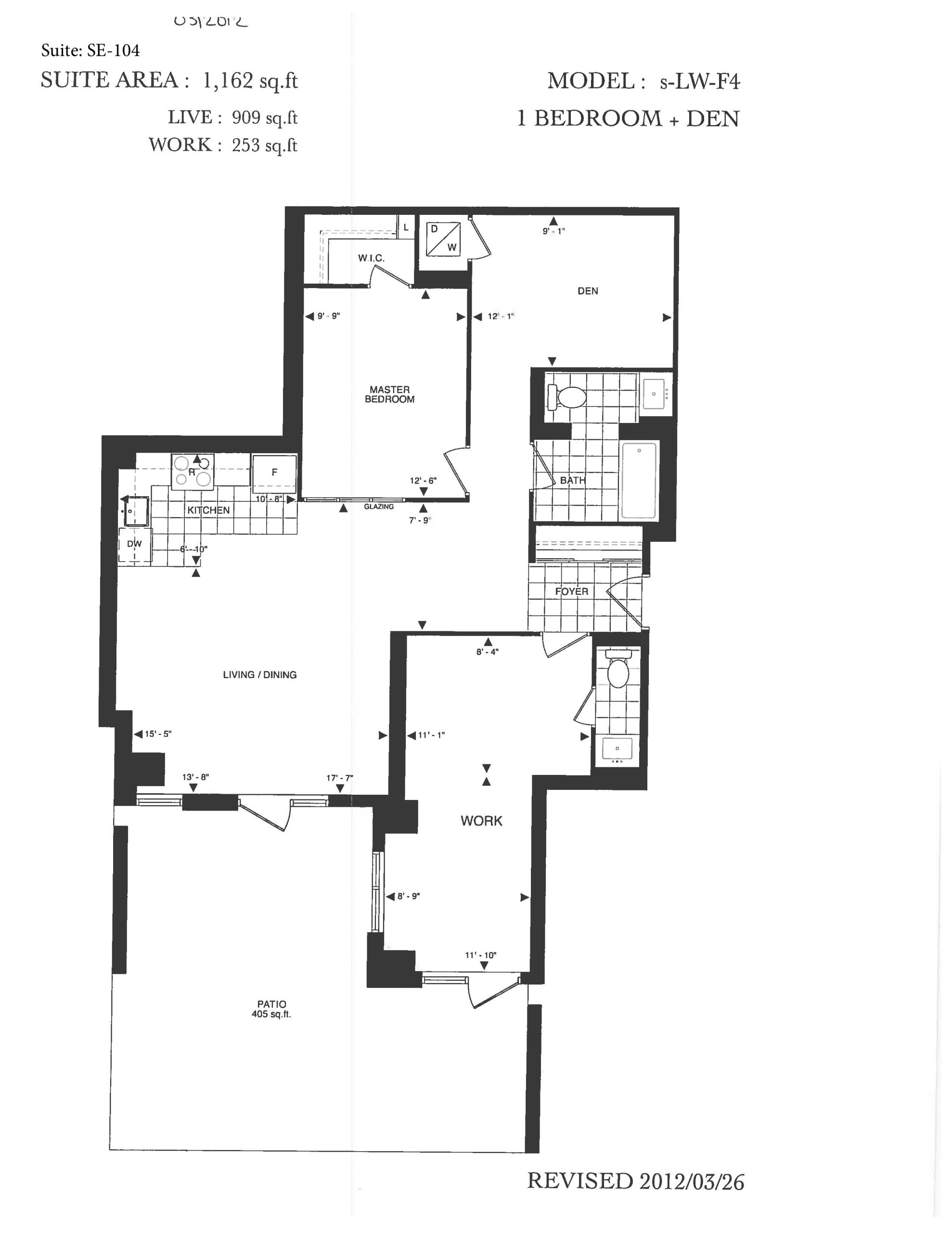 SE-104 floor plan