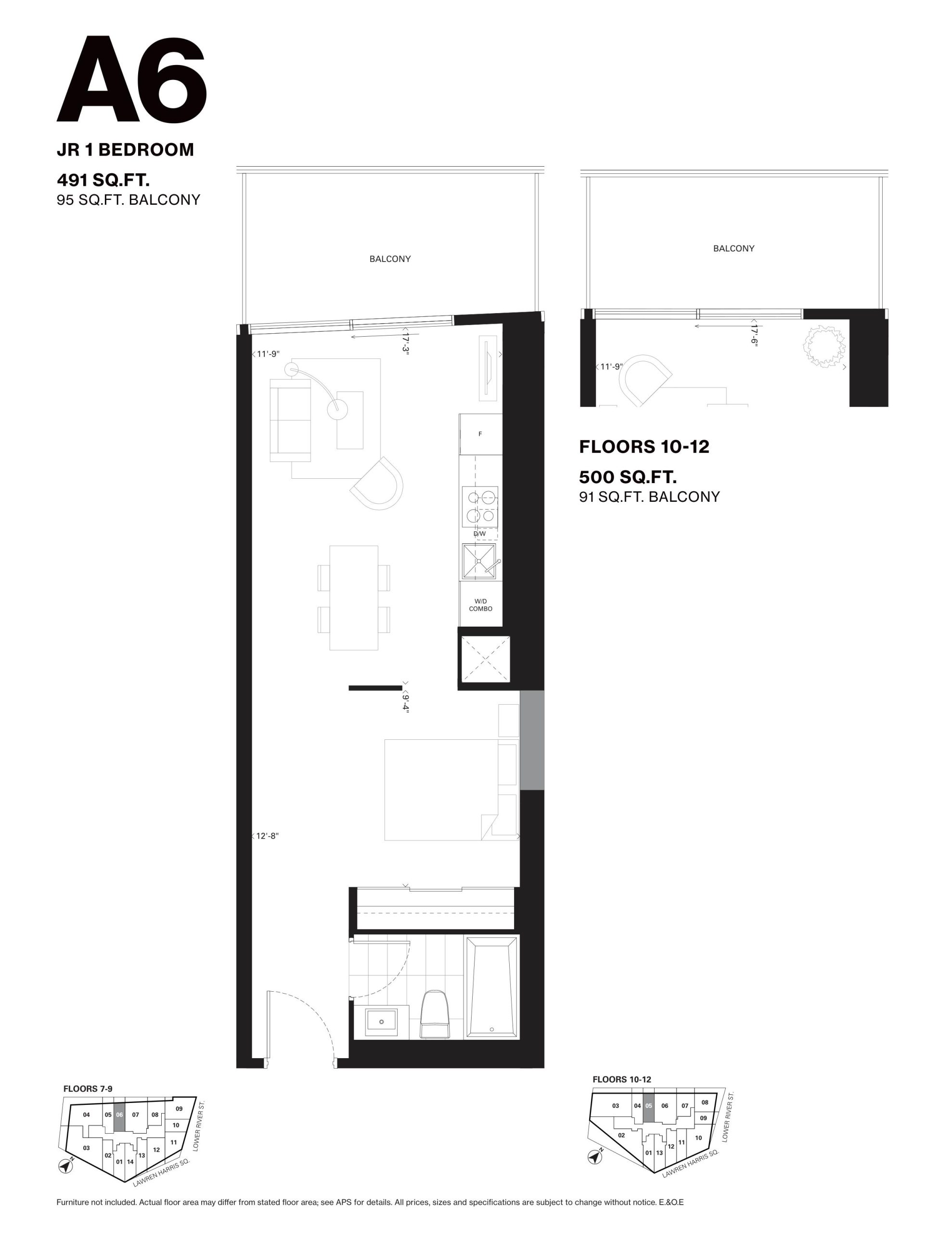 A6 floor plan