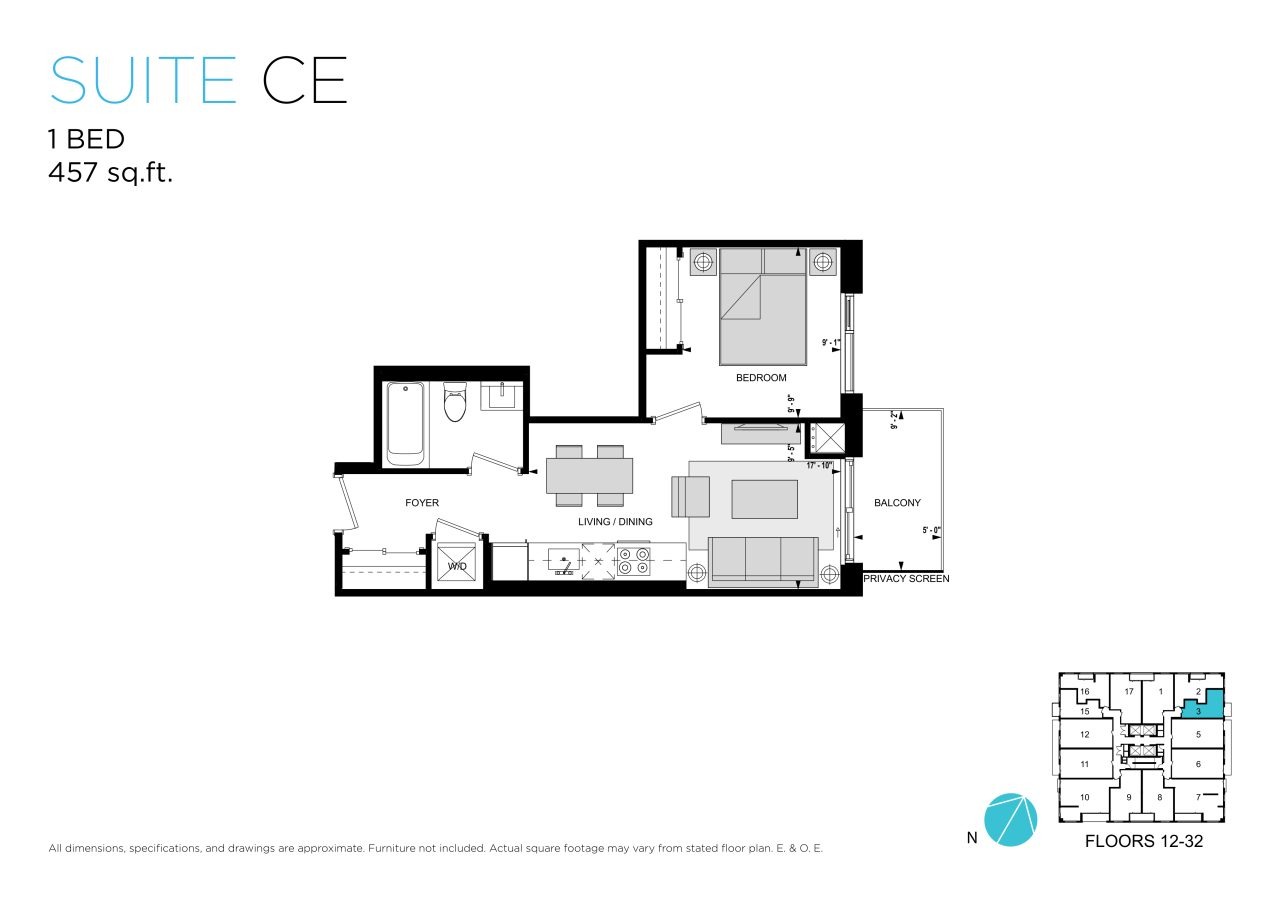 Suite CE floor plan