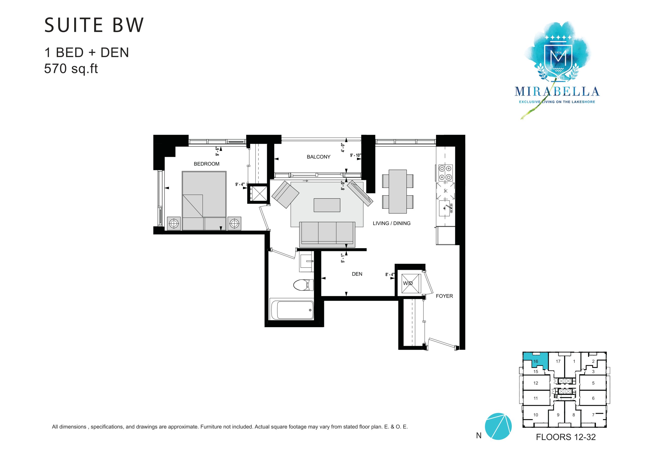 Suite BW floor plan