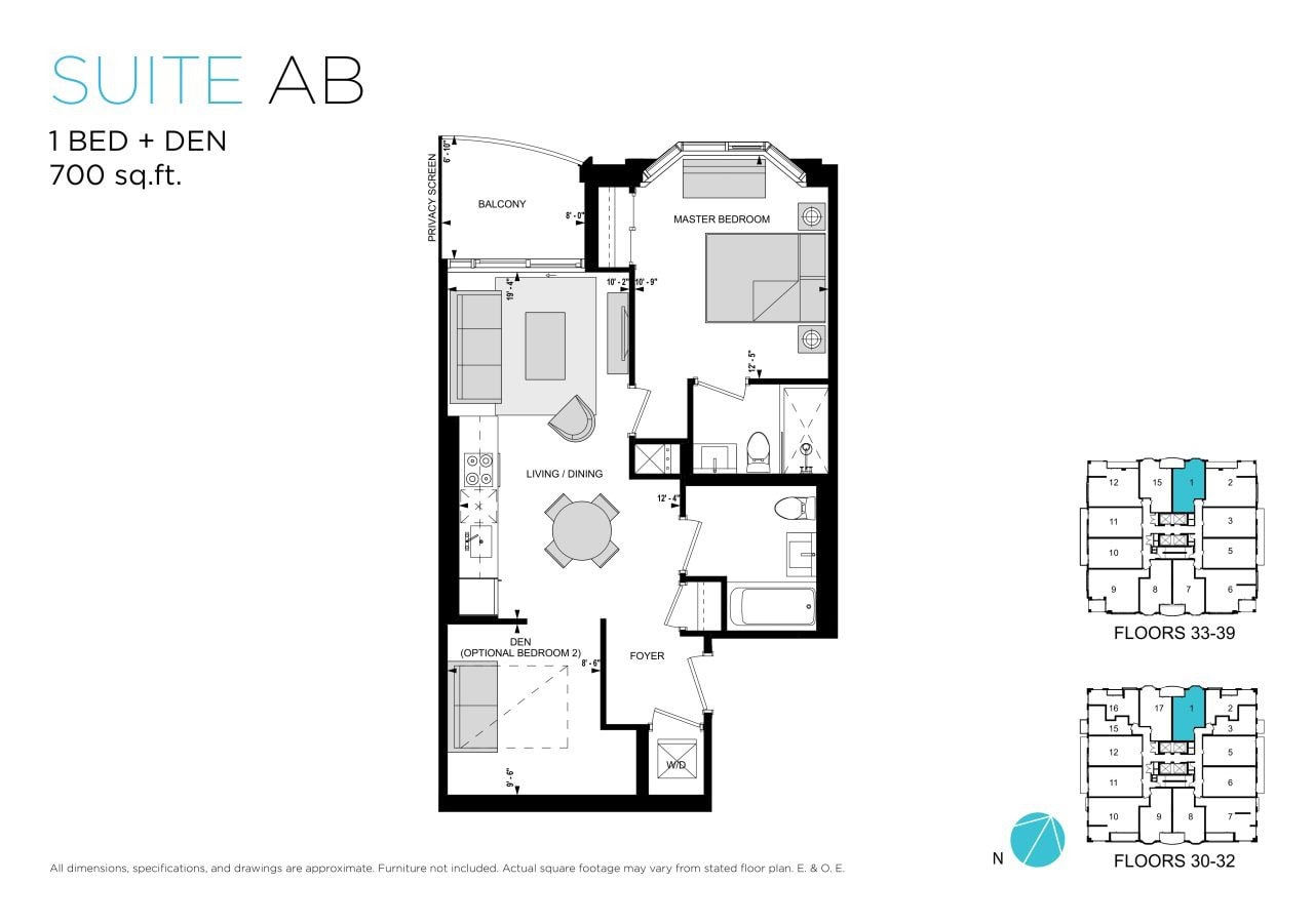 Suite AB floor plan