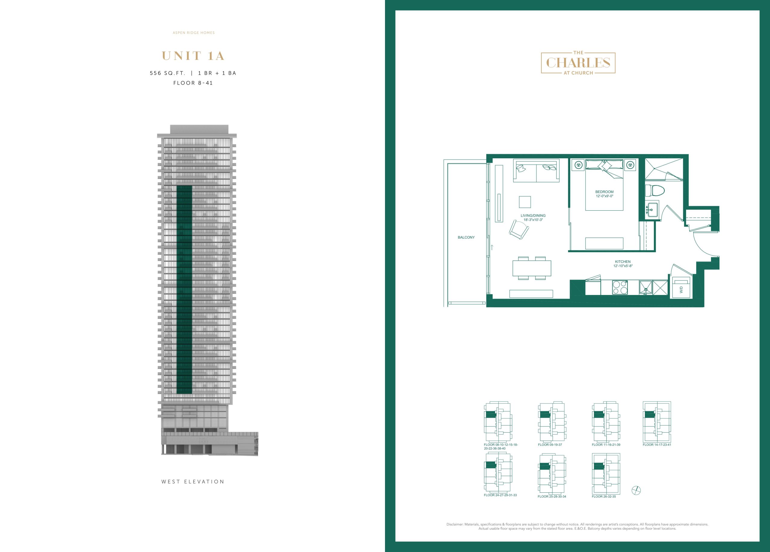 Unit 1A floor plan