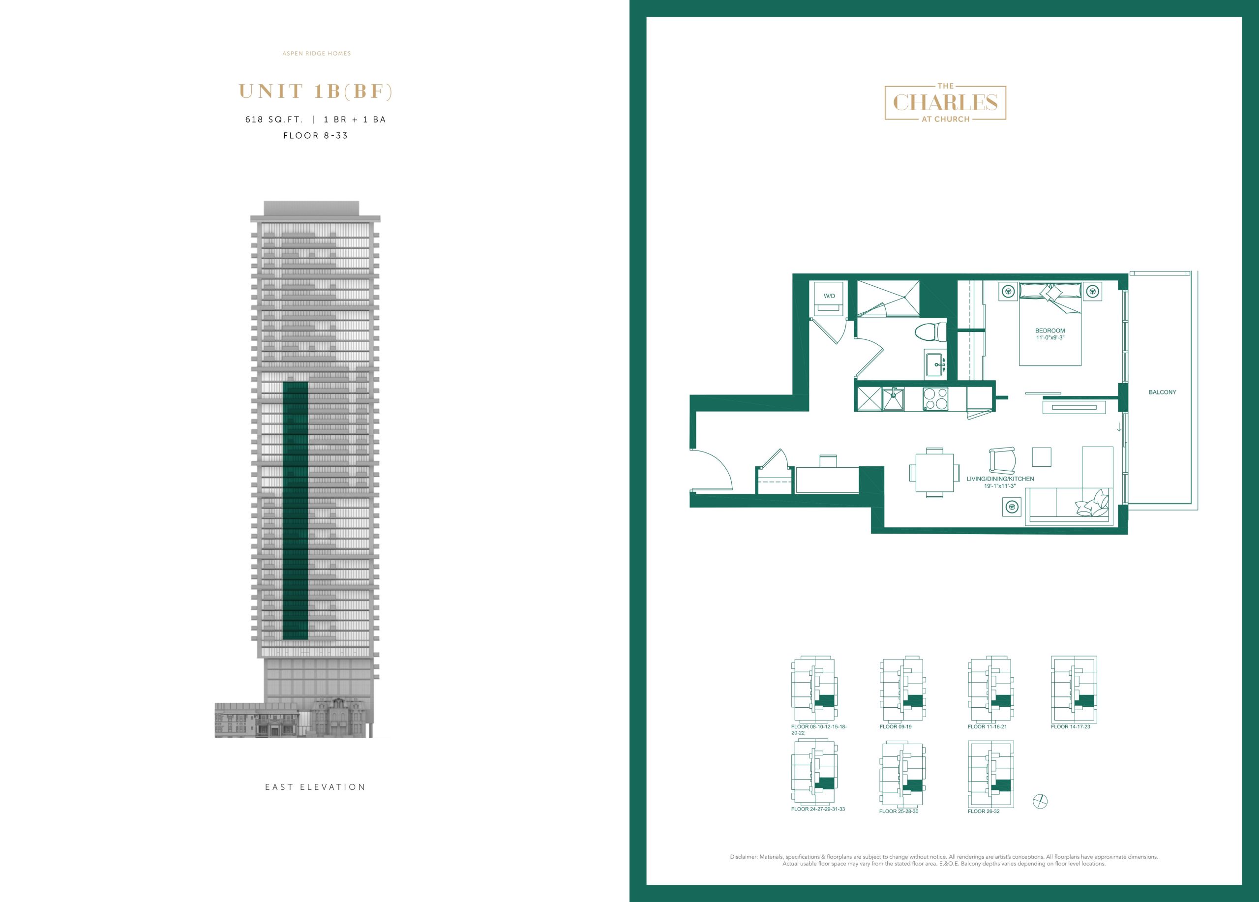 Unit 1B (BF) floor plan