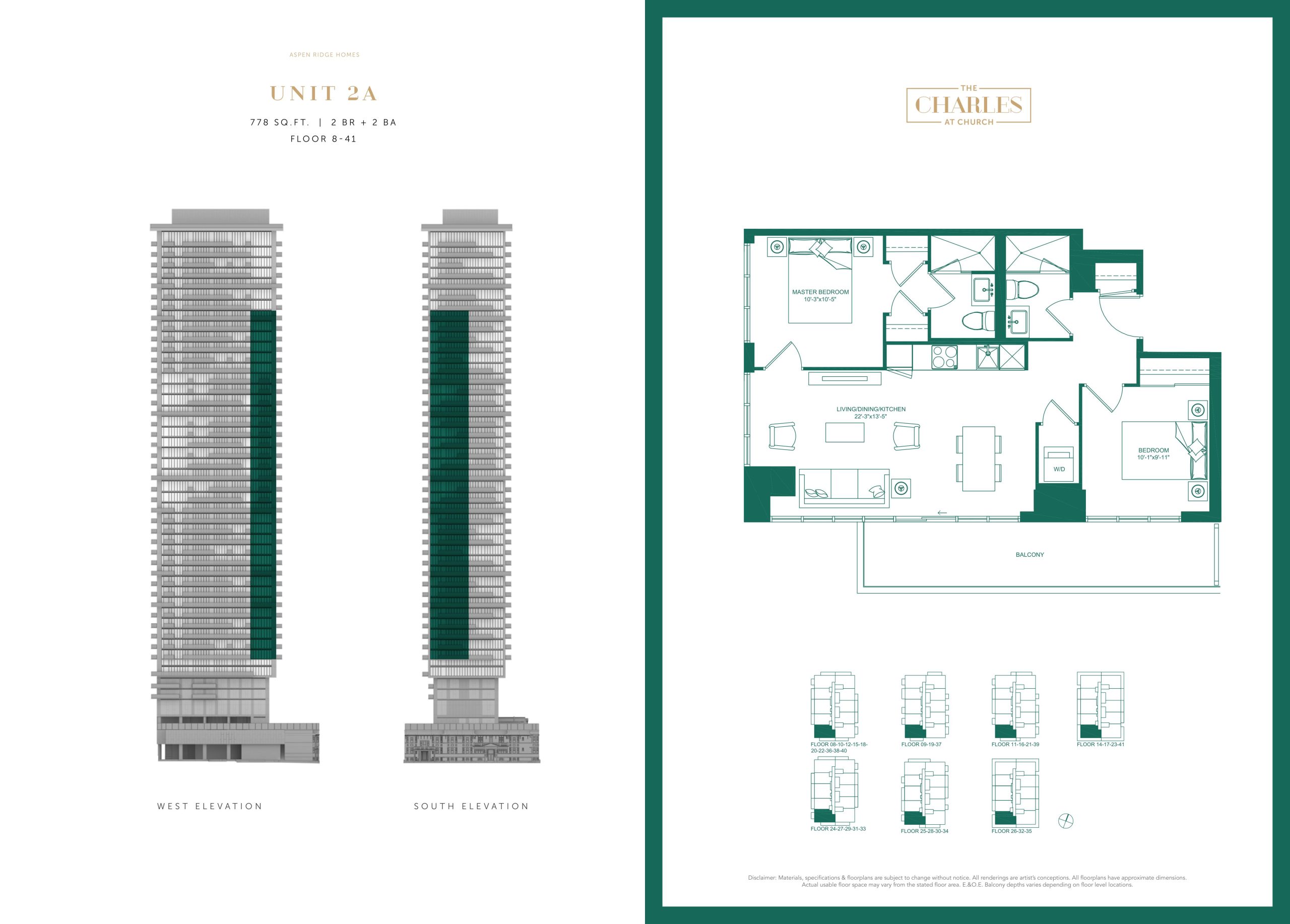 Unit 2A floor plan