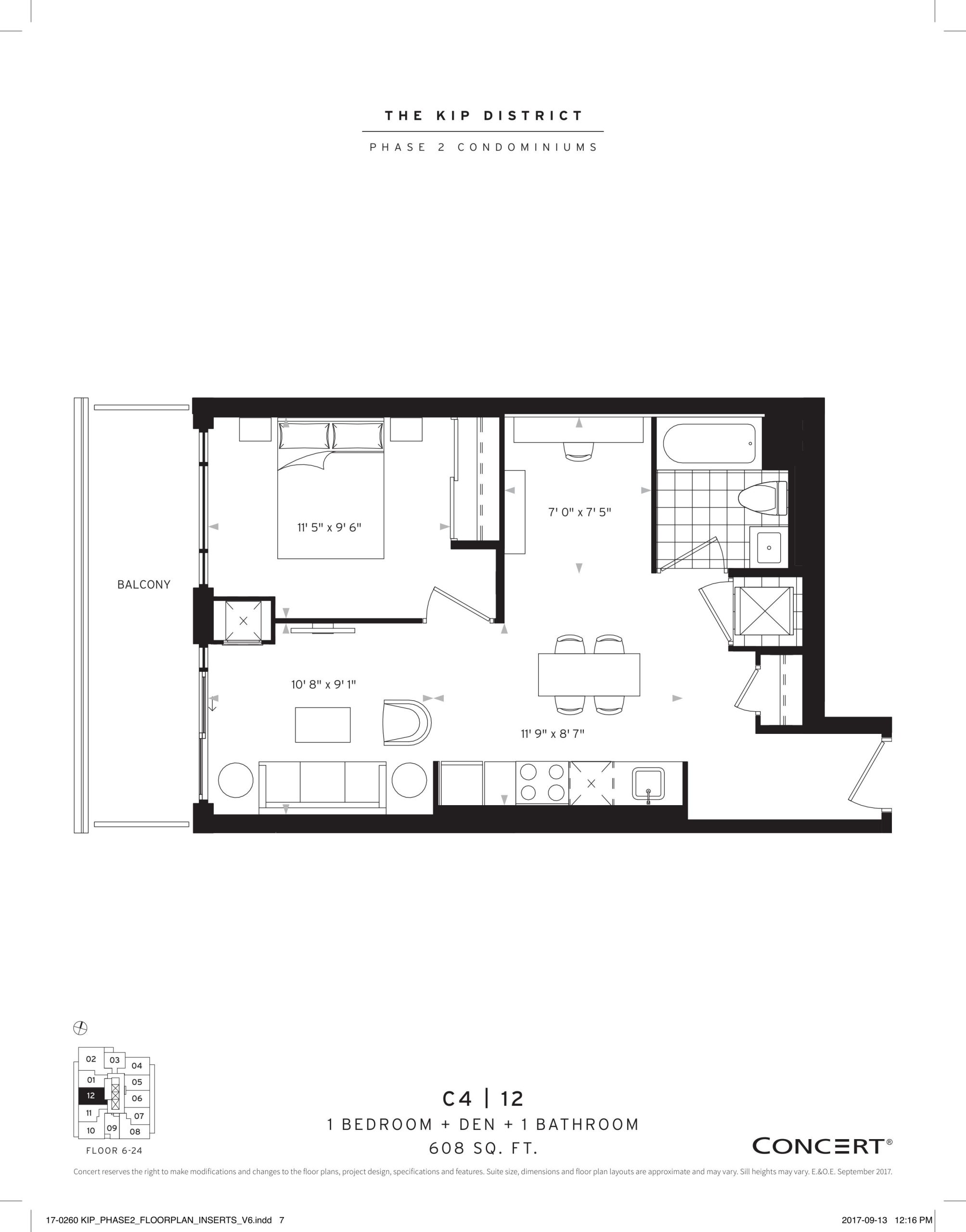 C4 | 12 floor plan