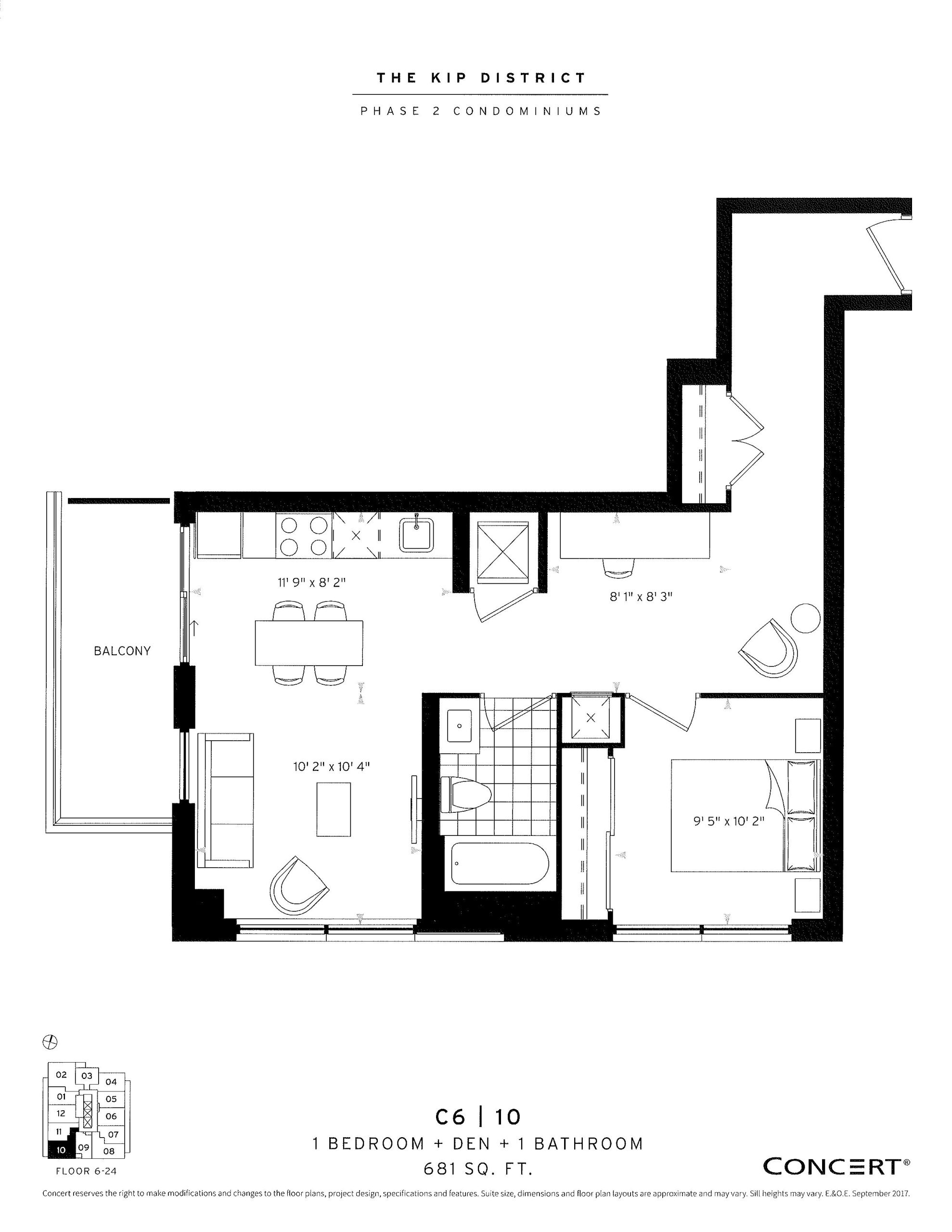 C6 | 10 floor plan