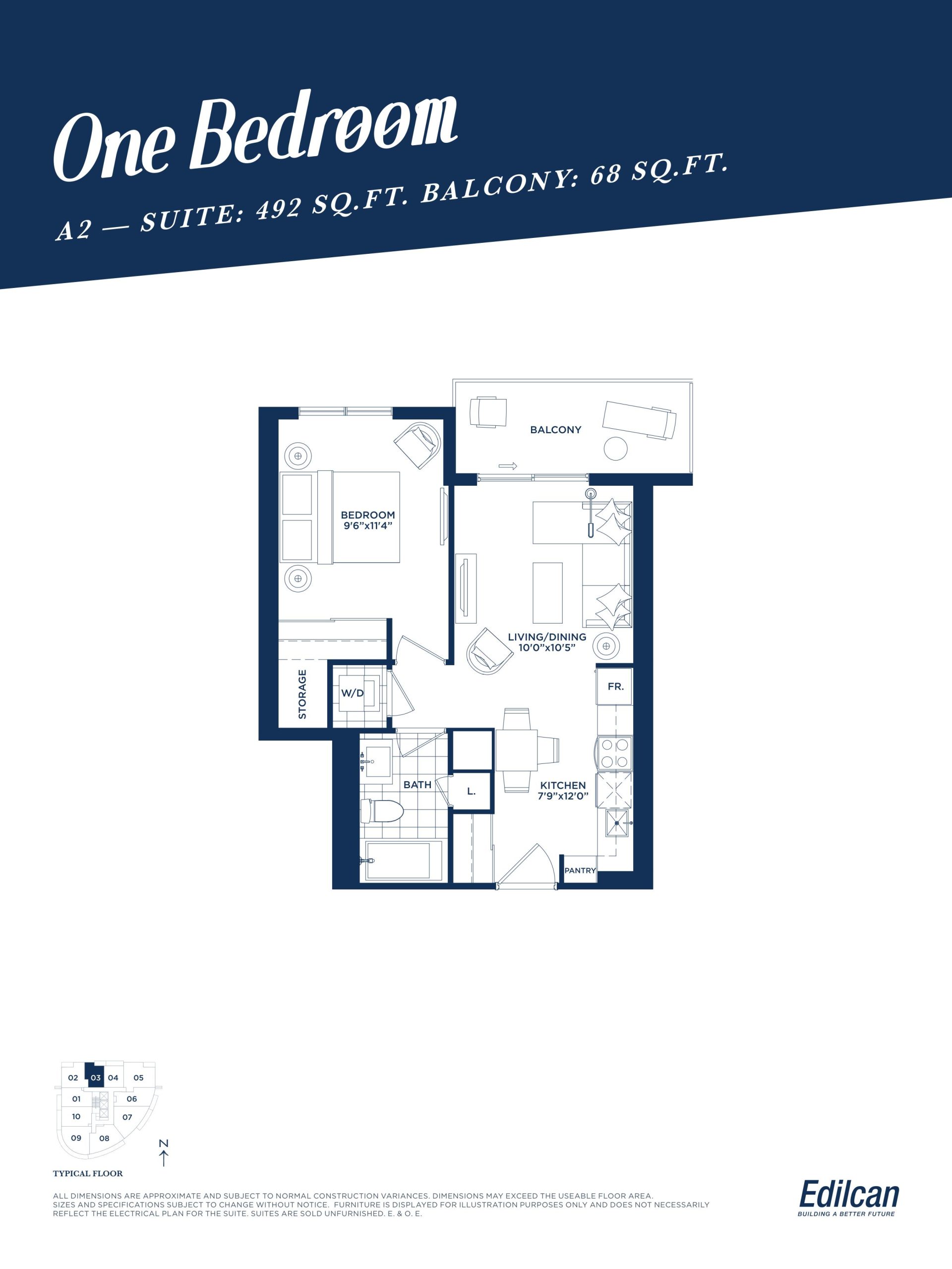 A2 floor plan