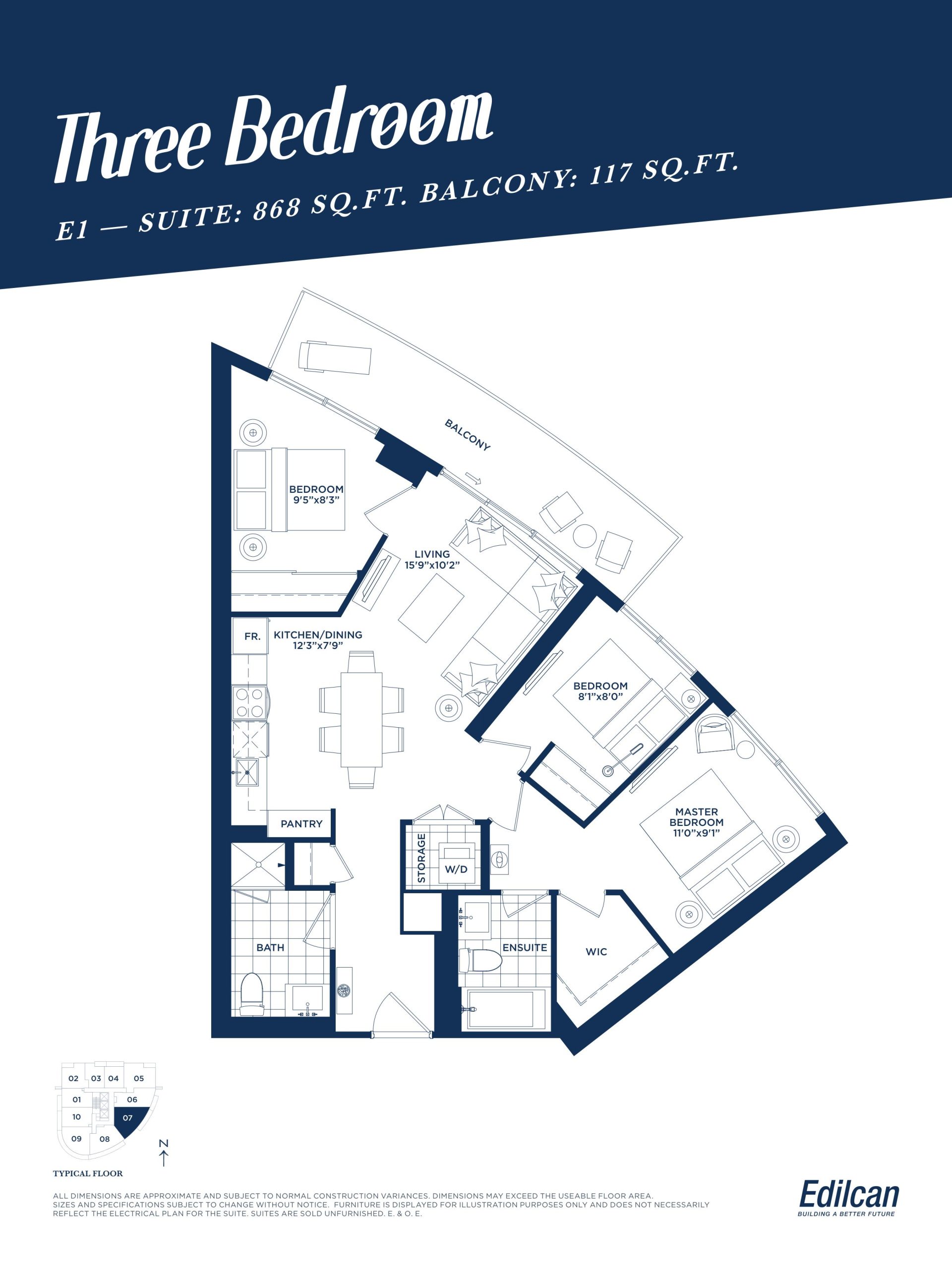 E1 floor plan