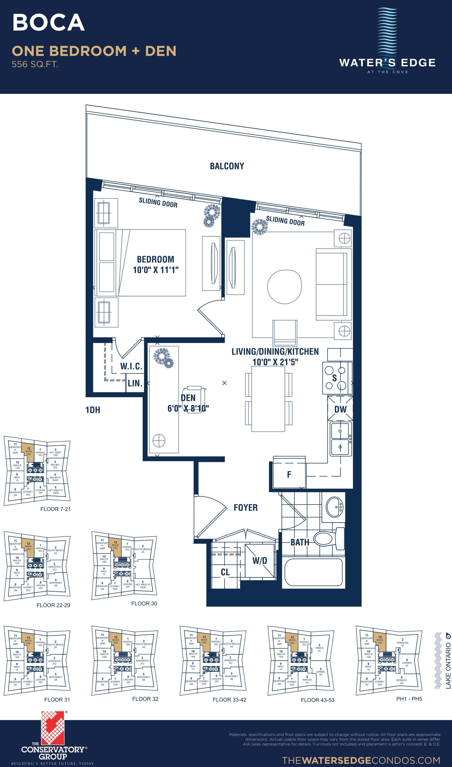 Boca floor plan