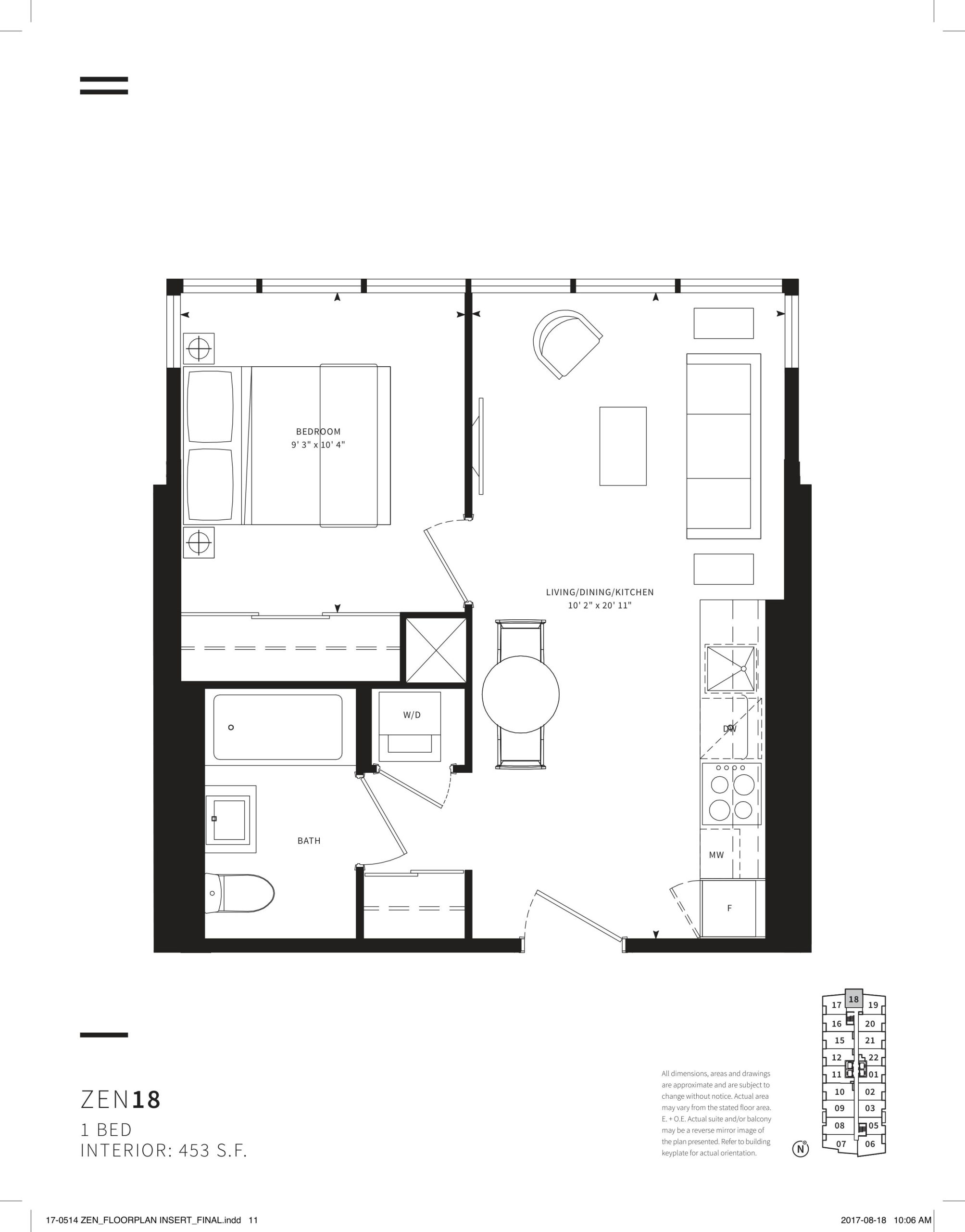 Zen18 floor plan