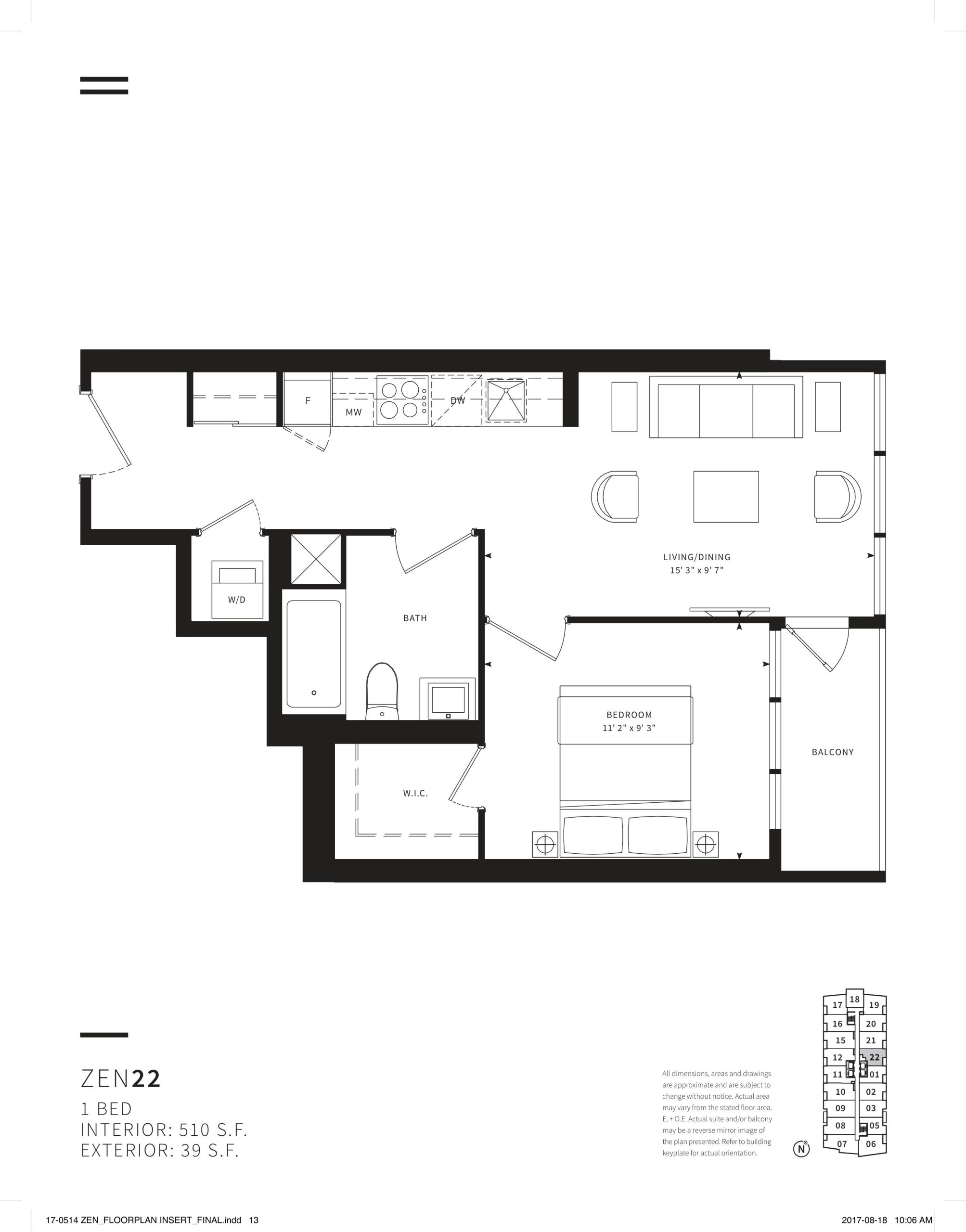 Zen22 floor plan