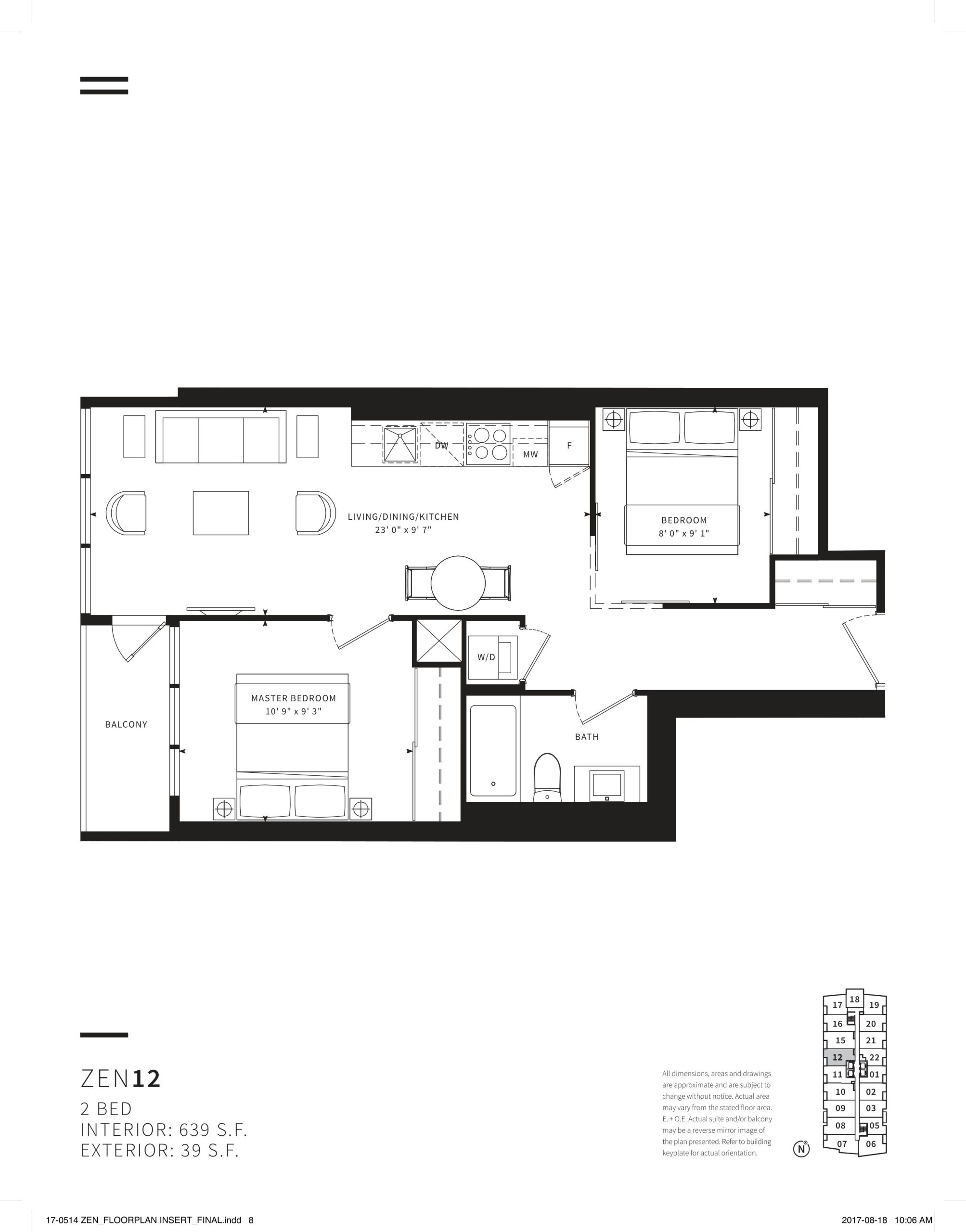 Zen12 floor plan