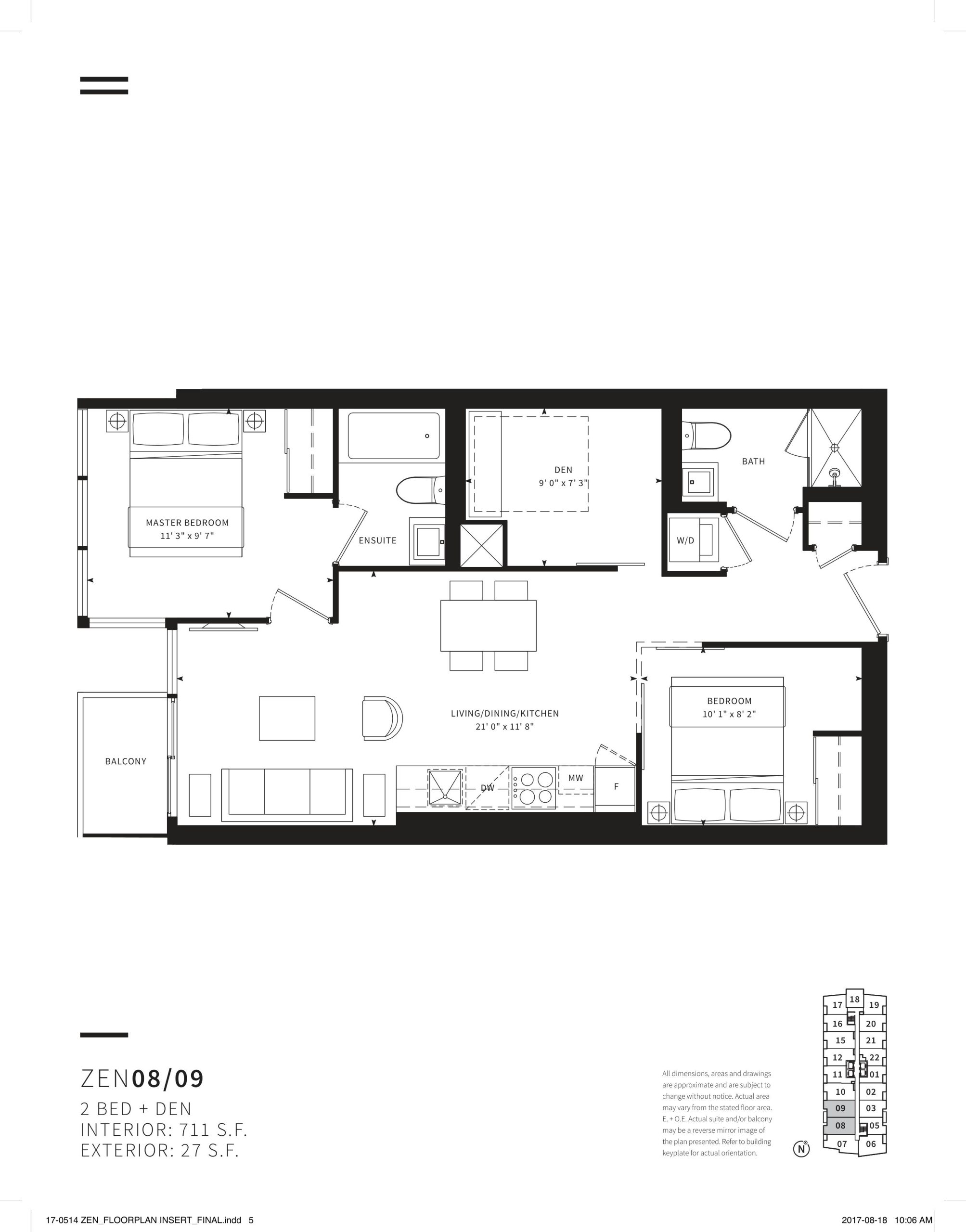 Zen08/09 floor plan