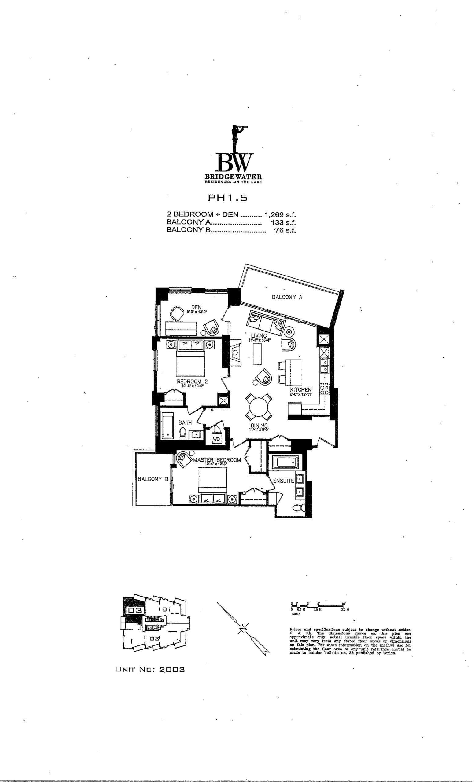 Unit 2003 floor plan