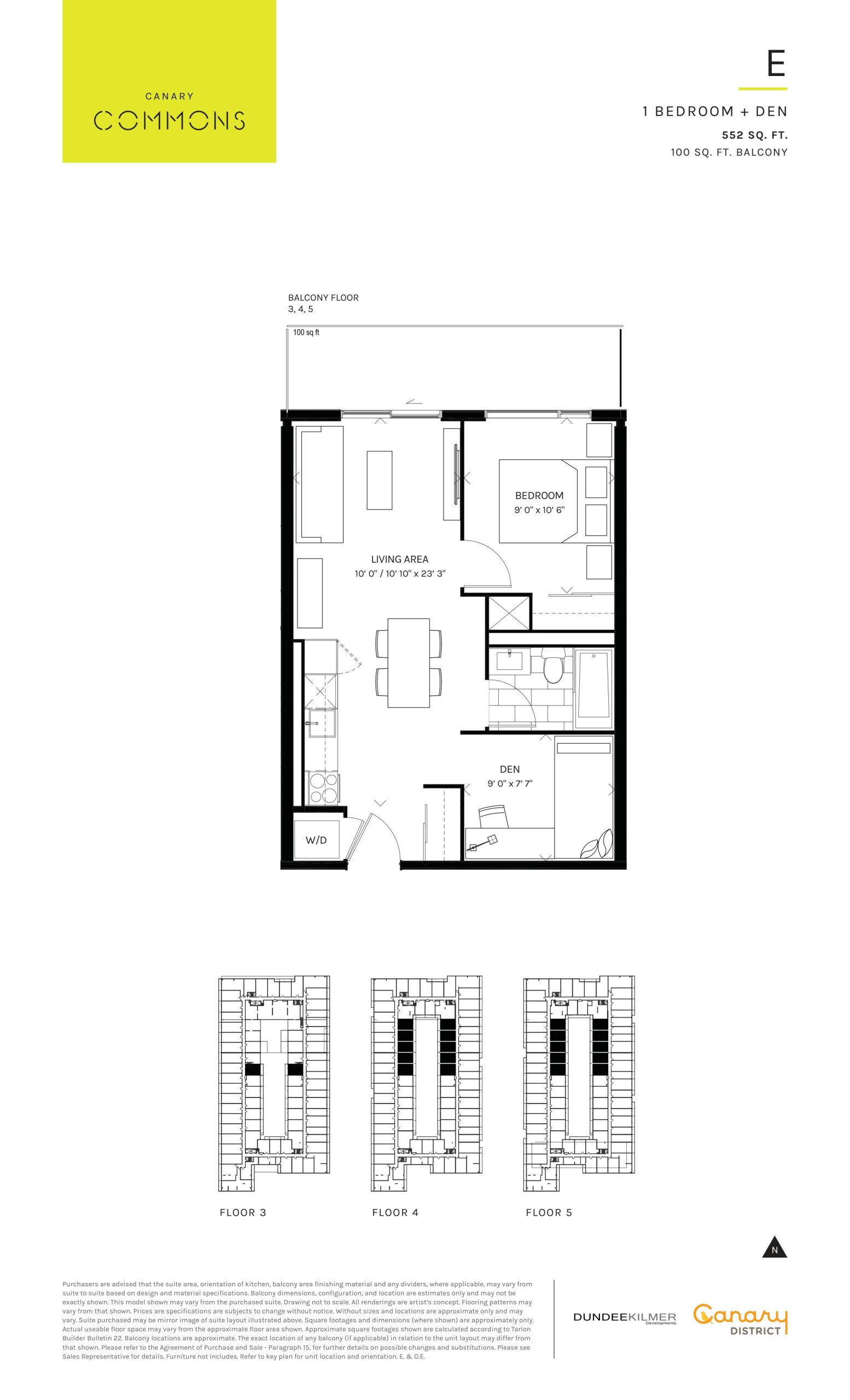 E floor plan