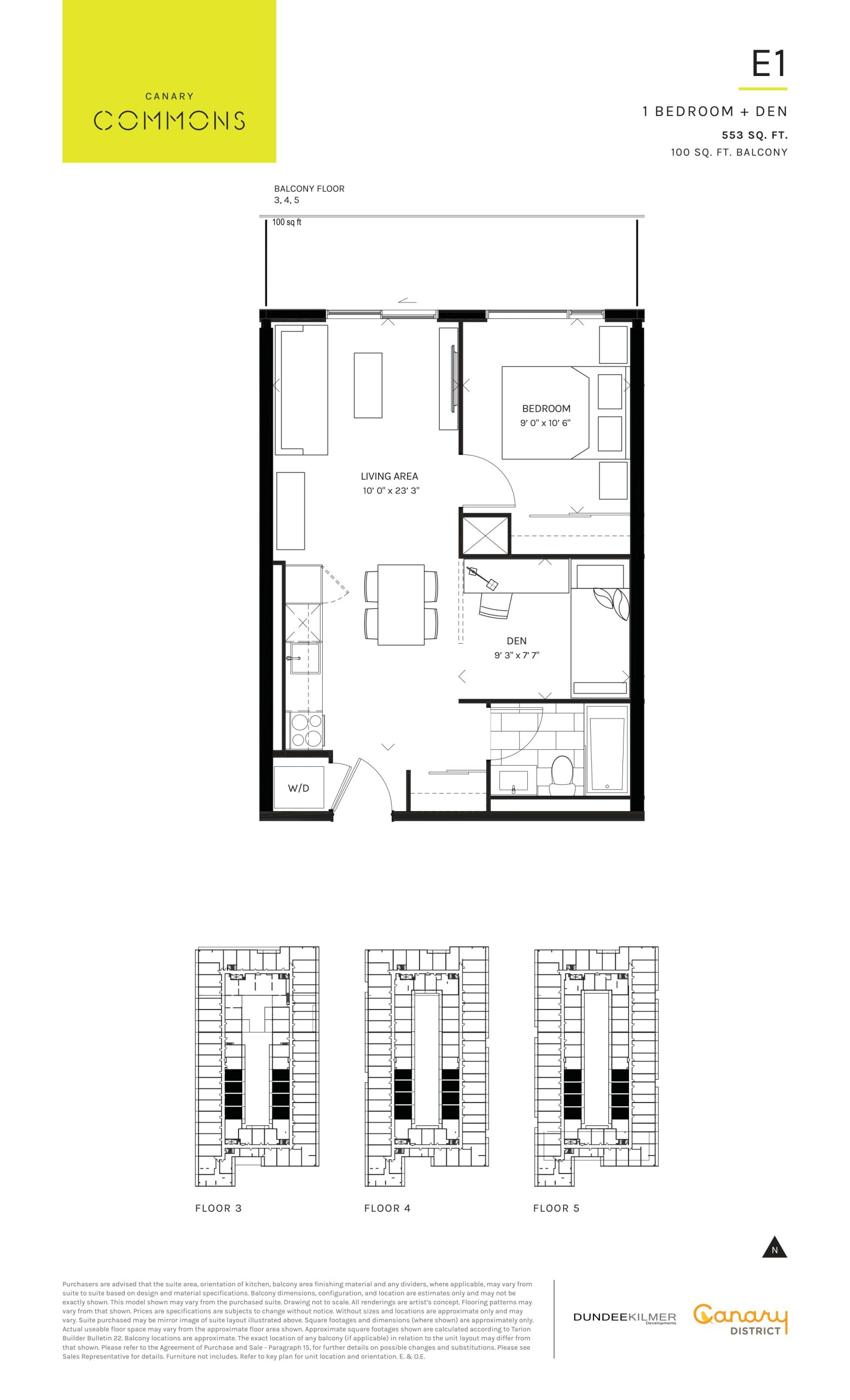 E1 floor plan