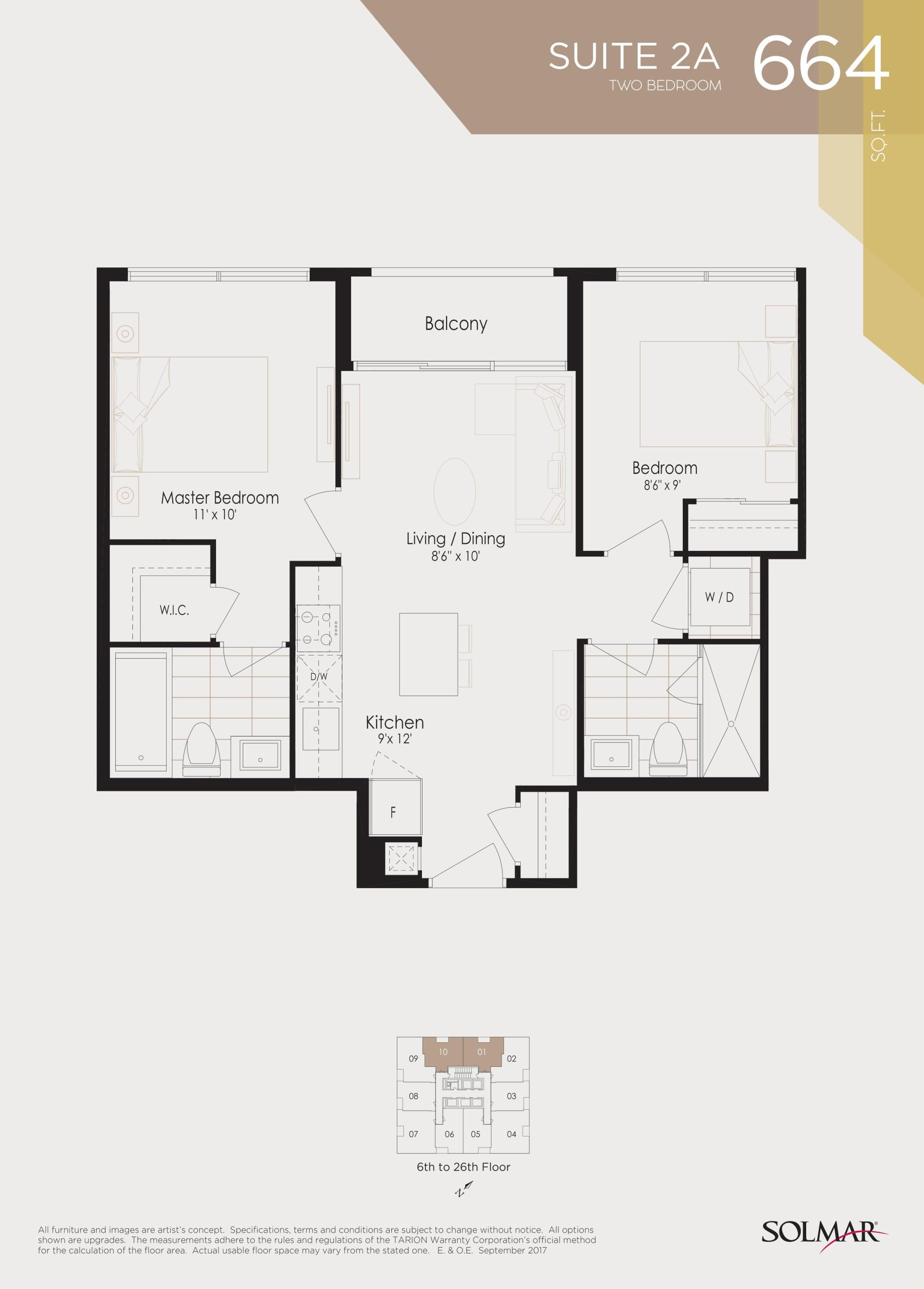 Suite 2A floor plan