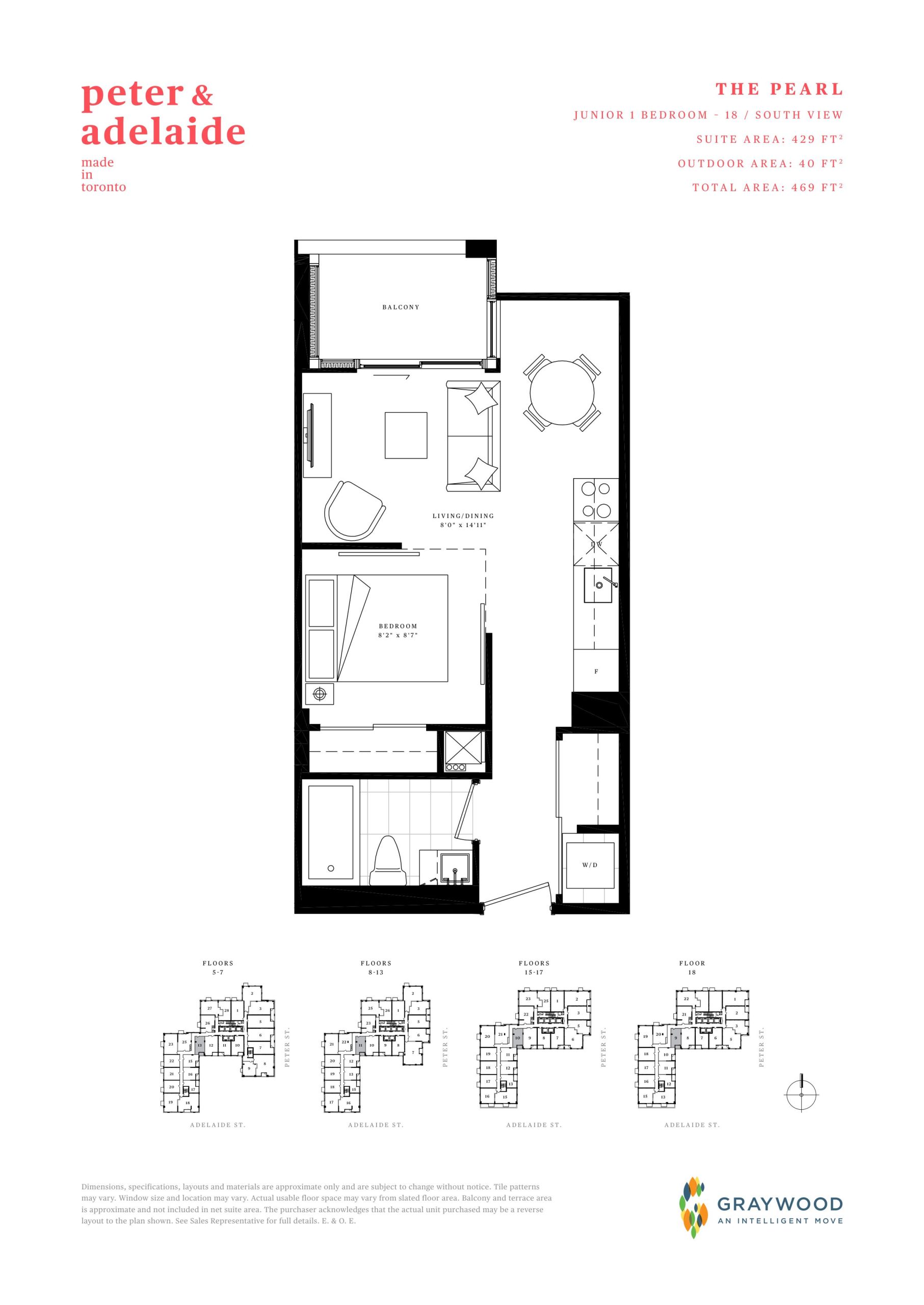 The Pearl floor plan