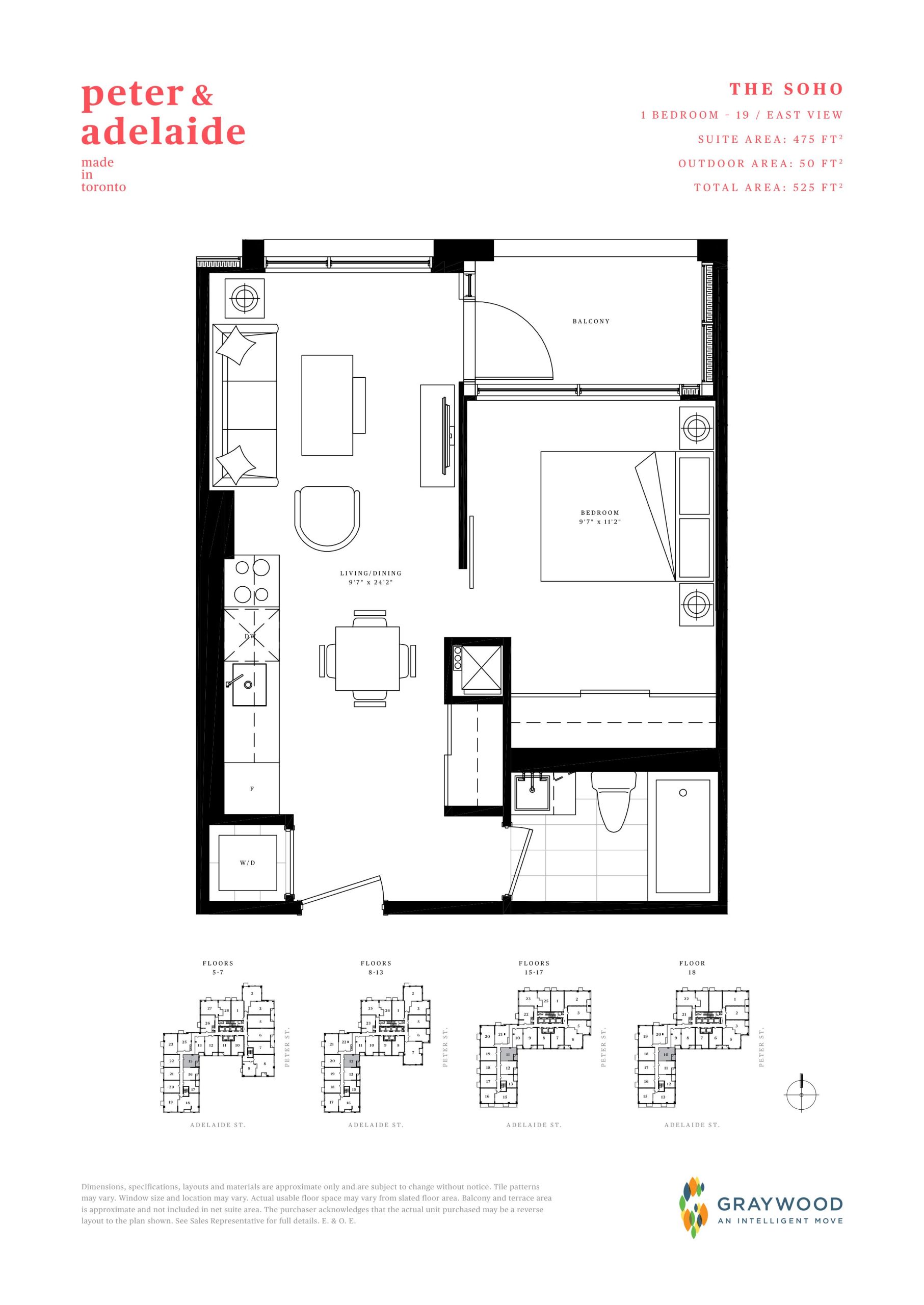The Soho floor plan