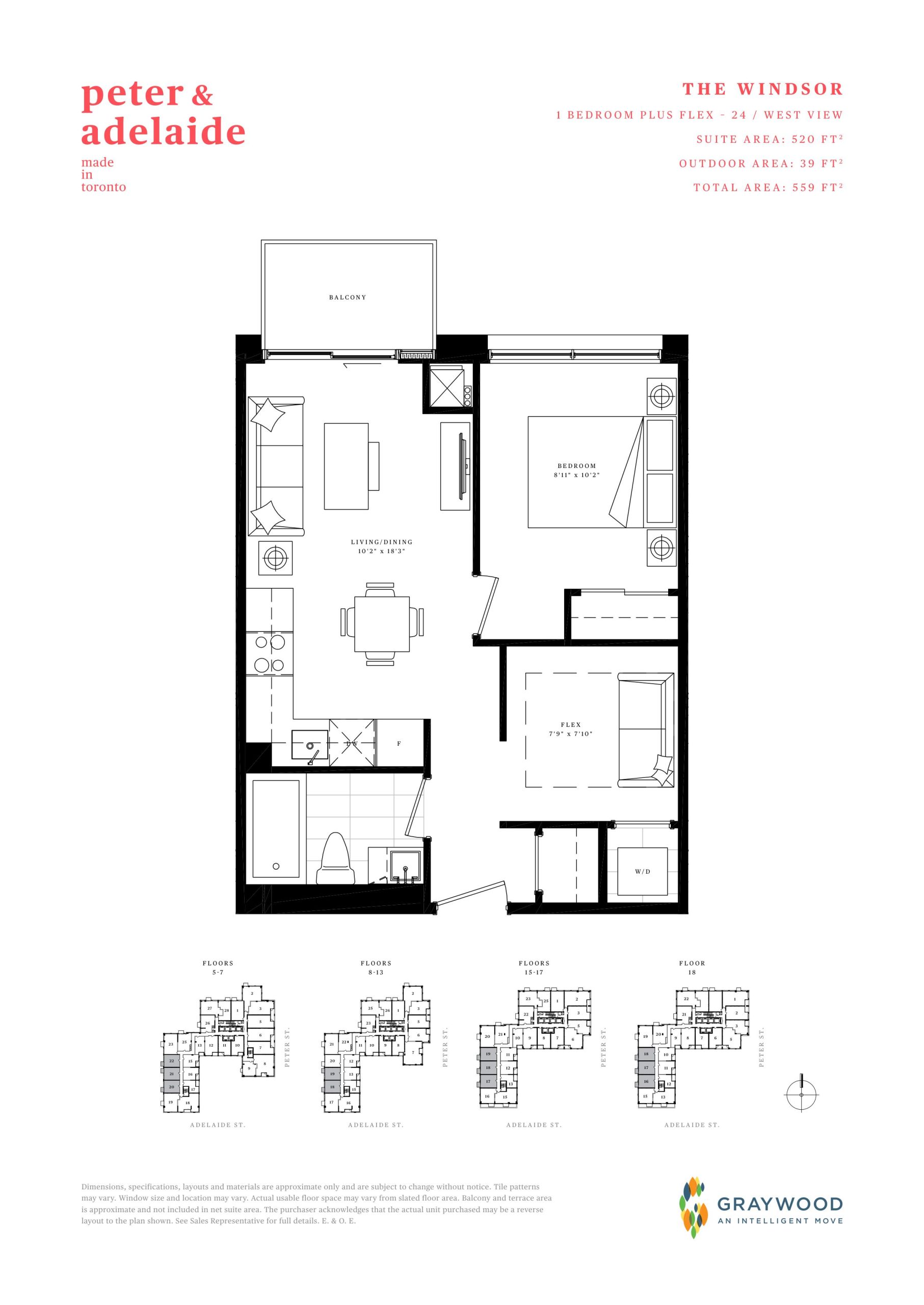 The Windsor floor plan