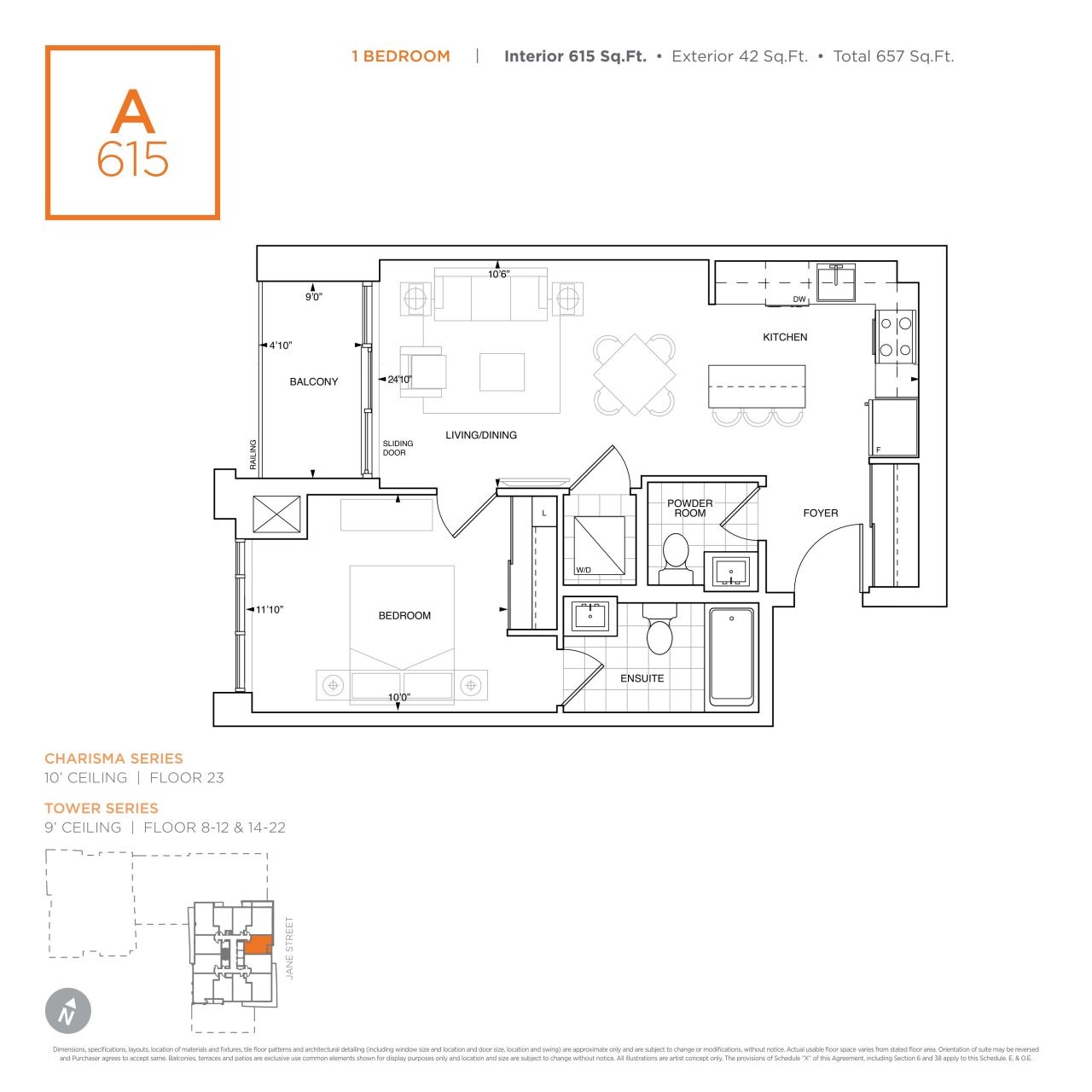 A615 floor plan