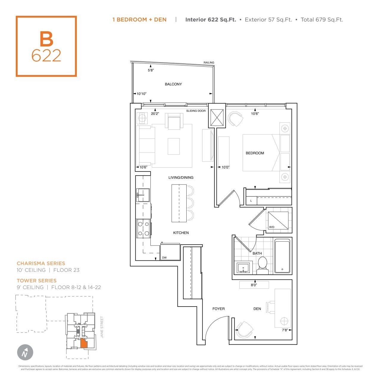 B622 floor plan