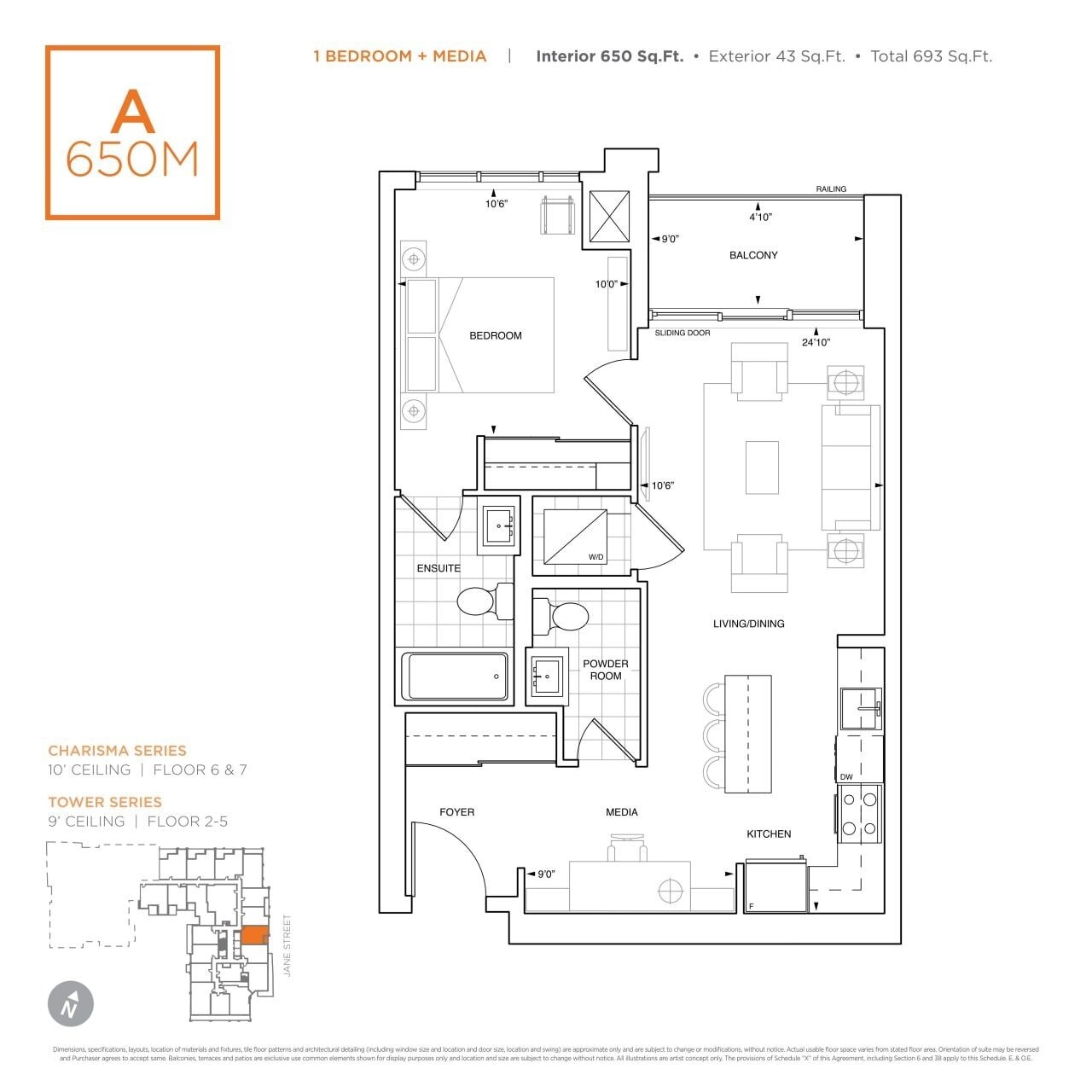 A650M floor plan