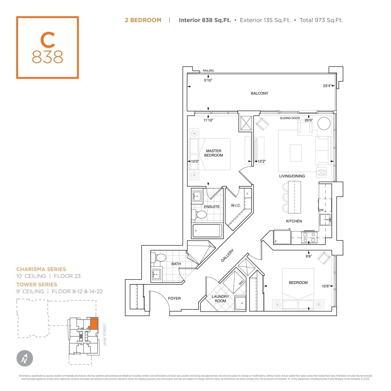 C838 floor plan