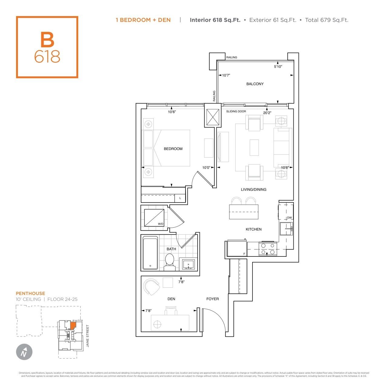 B618 floor plan