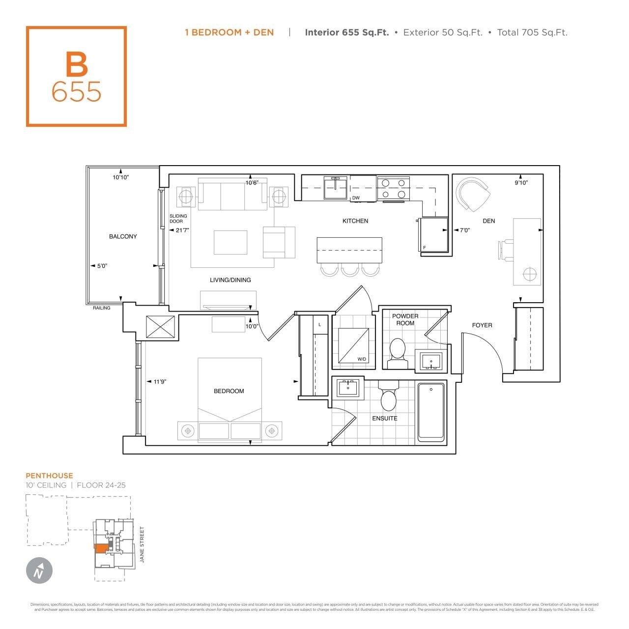 B655 floor plan
