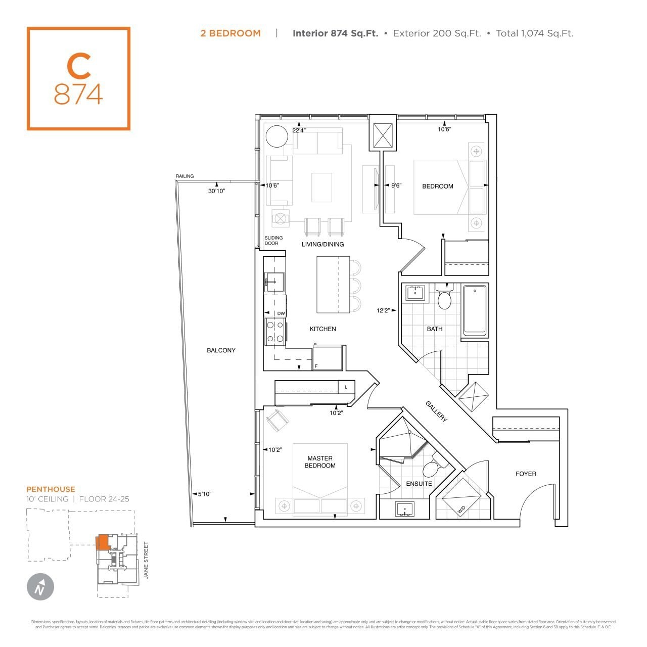 C874 floor plan