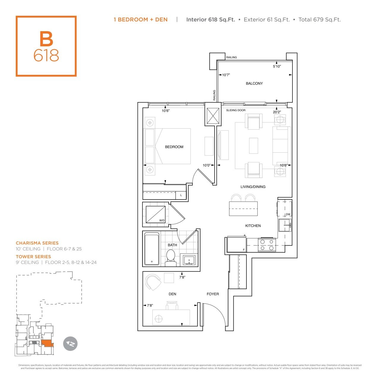 B618 floor plan