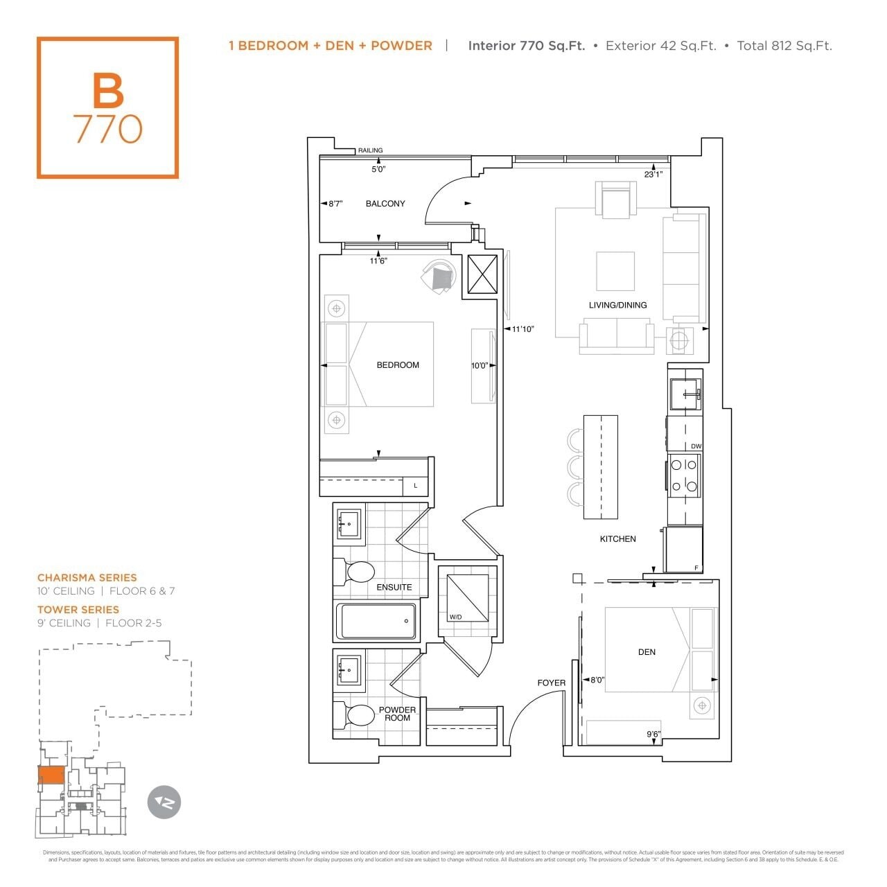 B770 floor plan