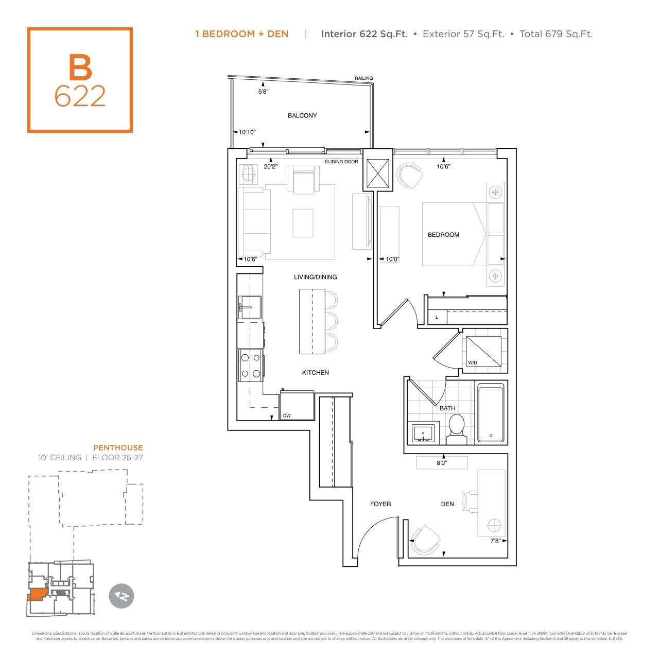 B622 floor plan