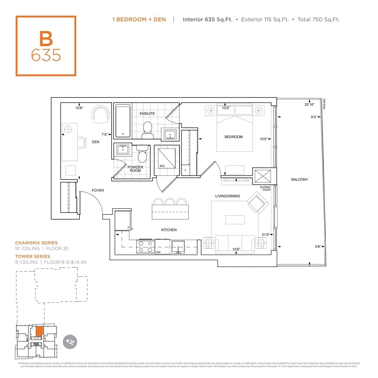 B635 floor plan