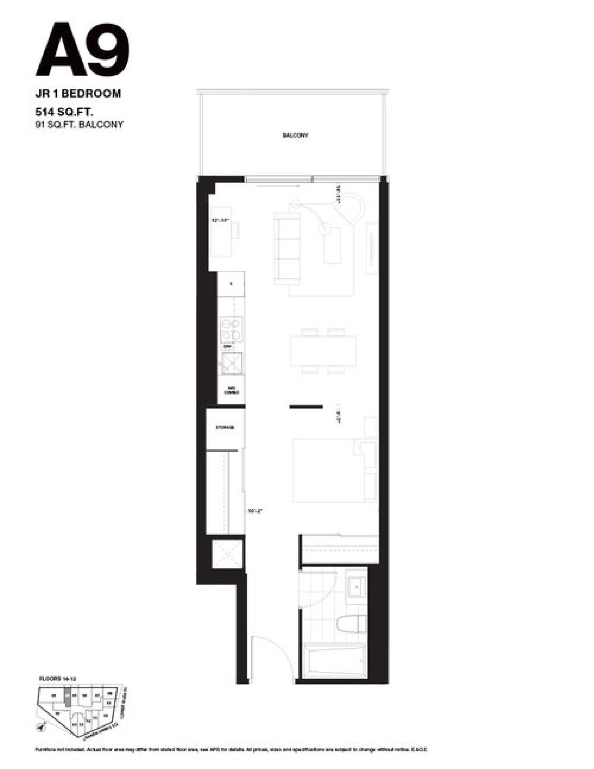 A9 floor plan